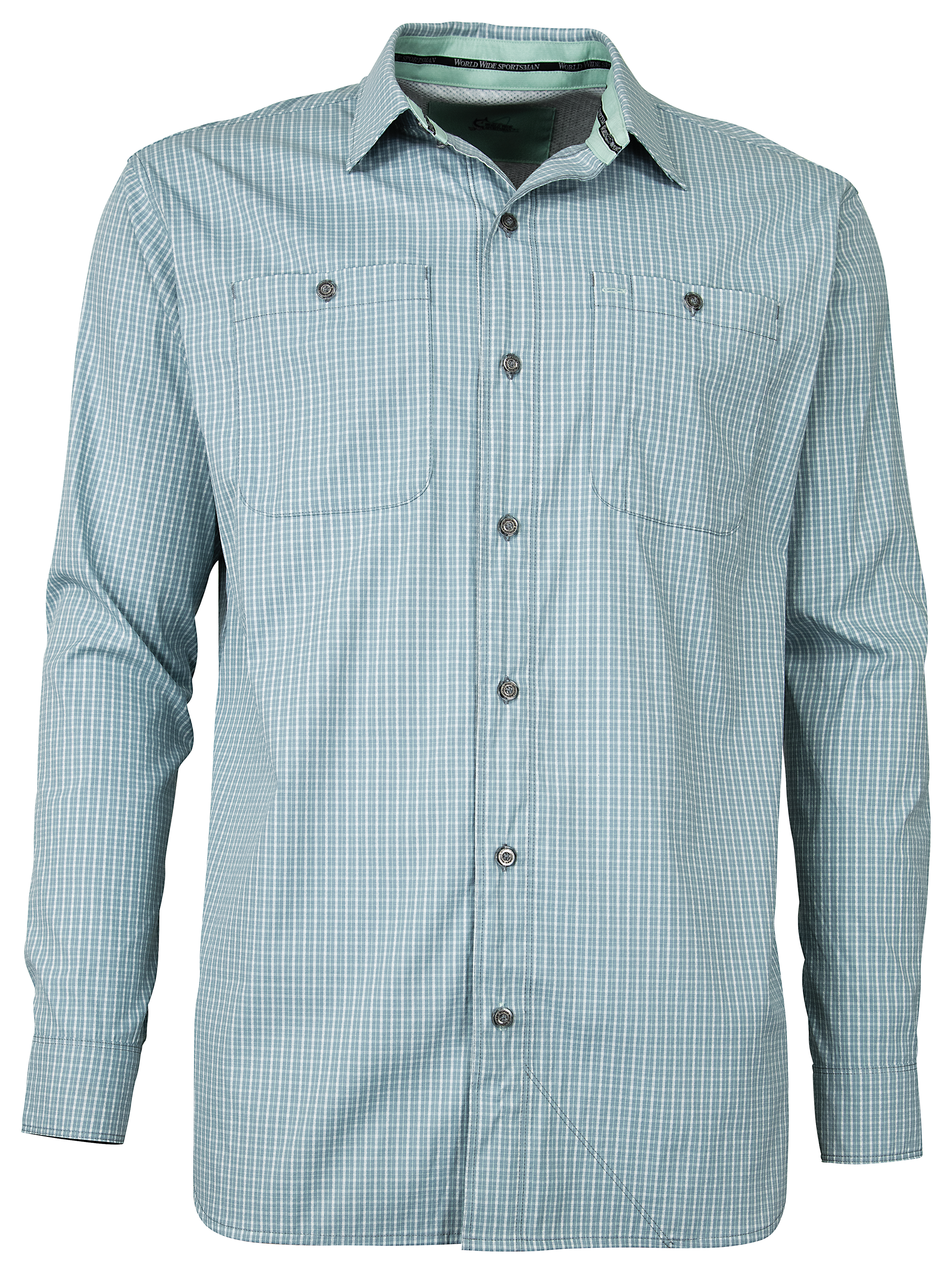 World Wide Sportsman Quick-Dry Button-Down Long-Sleeve for Men