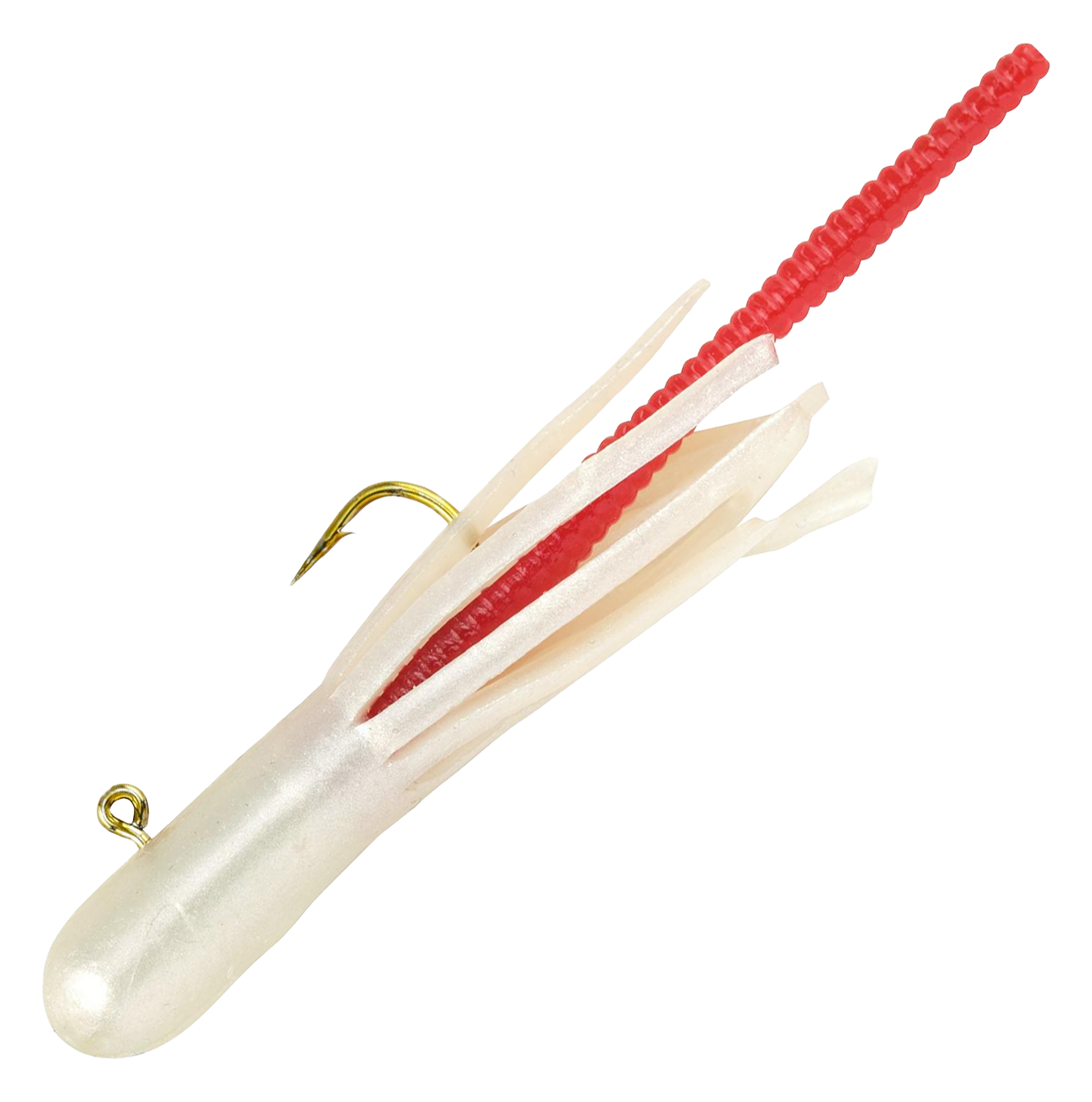 Berkley PowerBait Pre-Rigged Atomic Teaser Jig - 1/32 oz. - Bleeding Pearl
