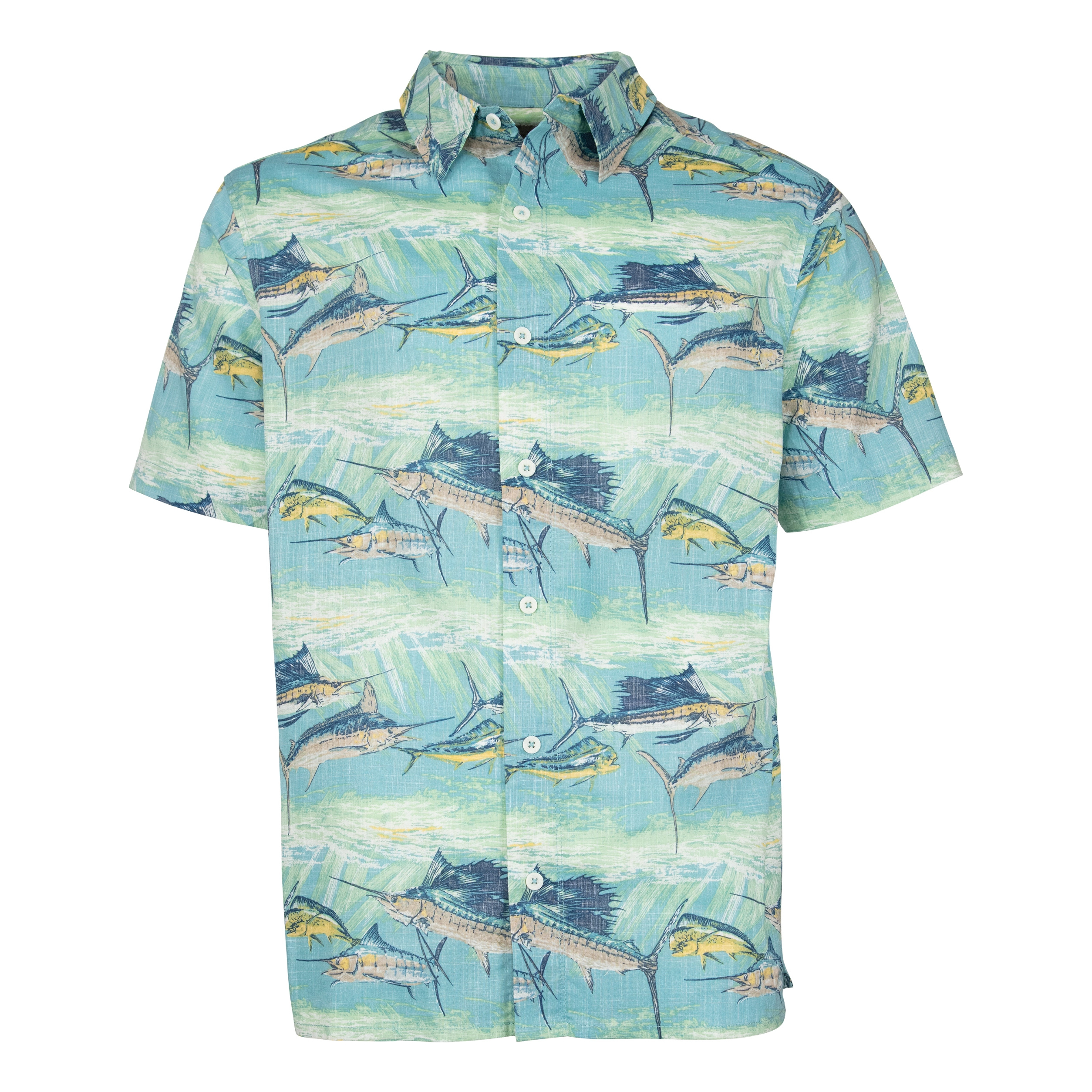 RedHead Reverse Print Short-Sleeve Shirt for Men - Albacore Sailfish - M product image