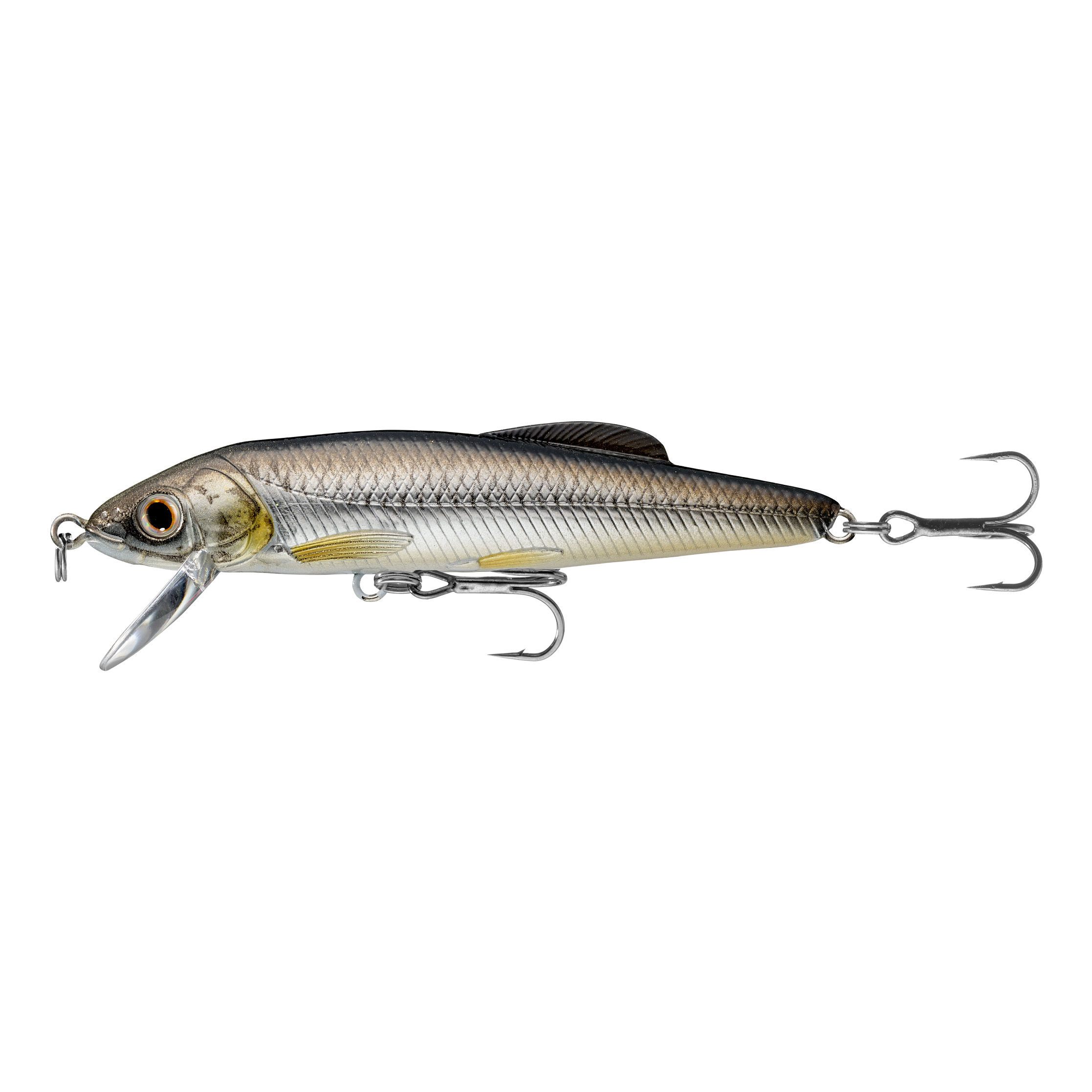 Image of LIVETARGET Minnow Jerkbait - Silver/Black