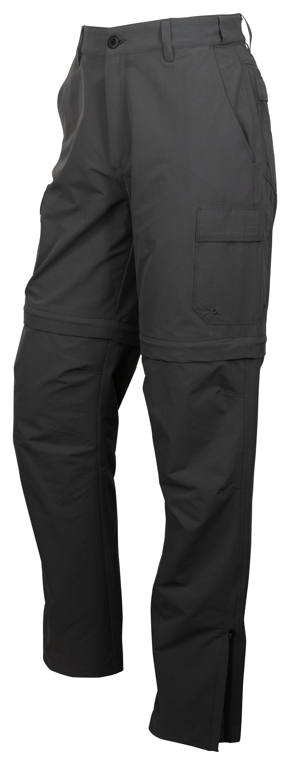  Mens Hiking Convertible Pants Outdoor Waterproof Quick Dry  Zip Off Lightweight Fishing PantsBlack 42X34