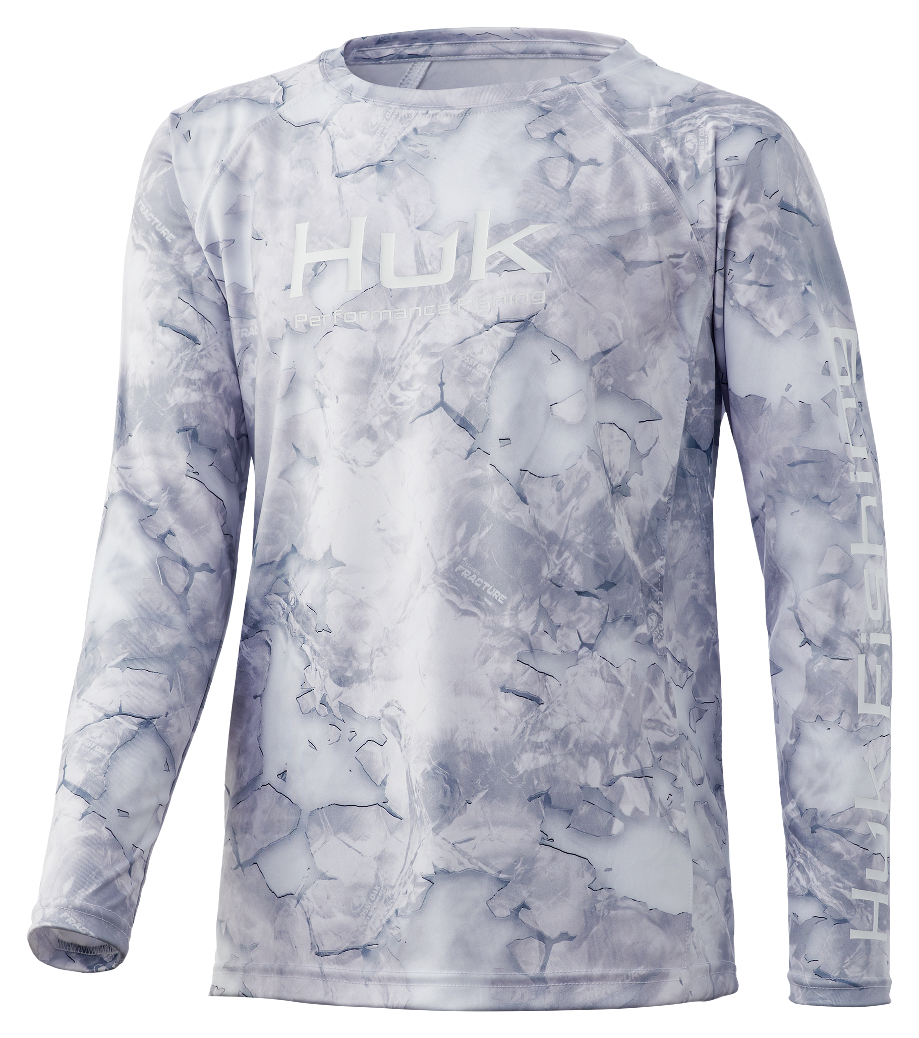 Huk Mossy Oak Fracture Pursuit Long-Sleeve Shirt for Kids