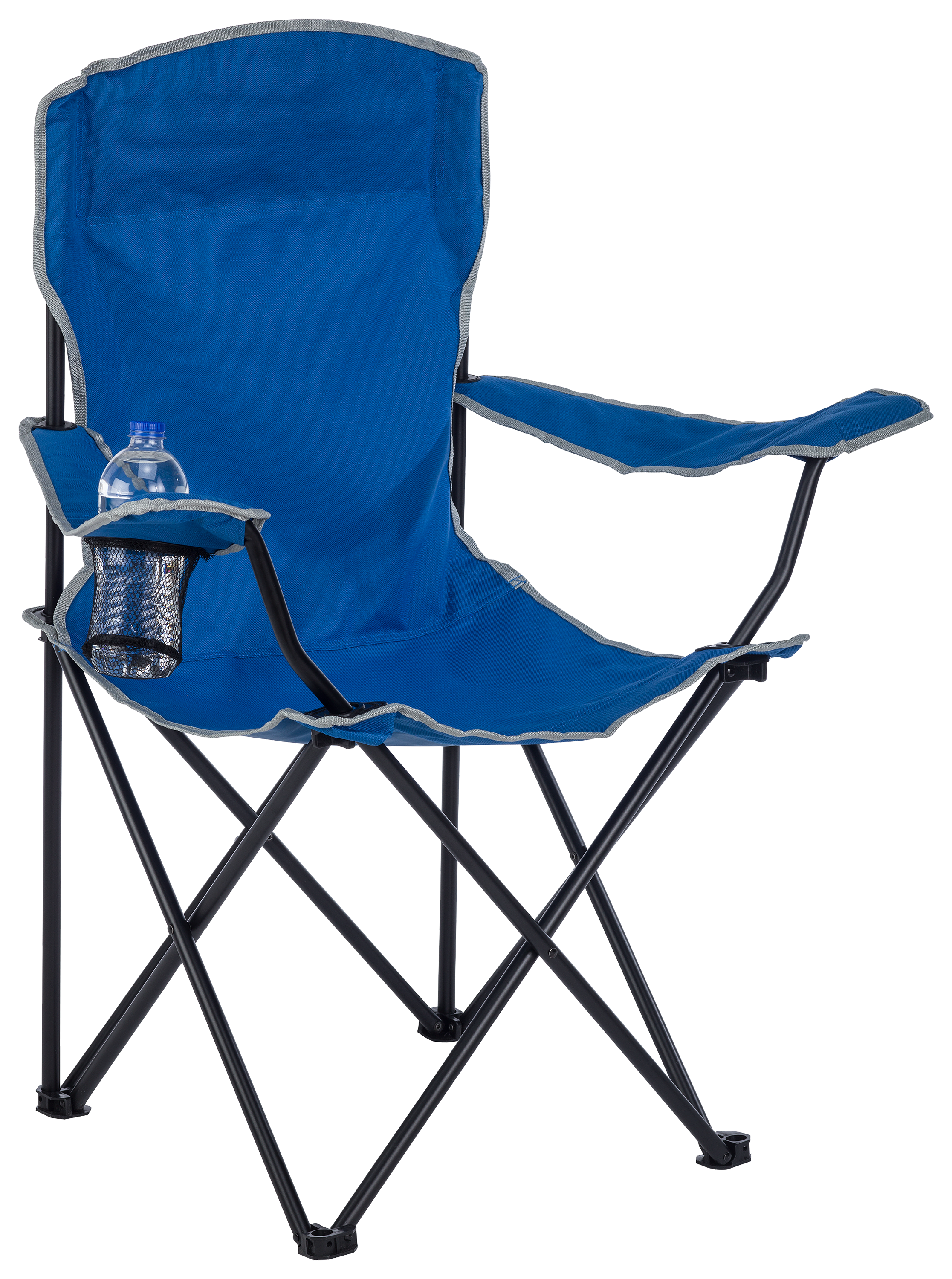 Foldable Camping & Fishing Chair with Cup Holder Stand and Arm