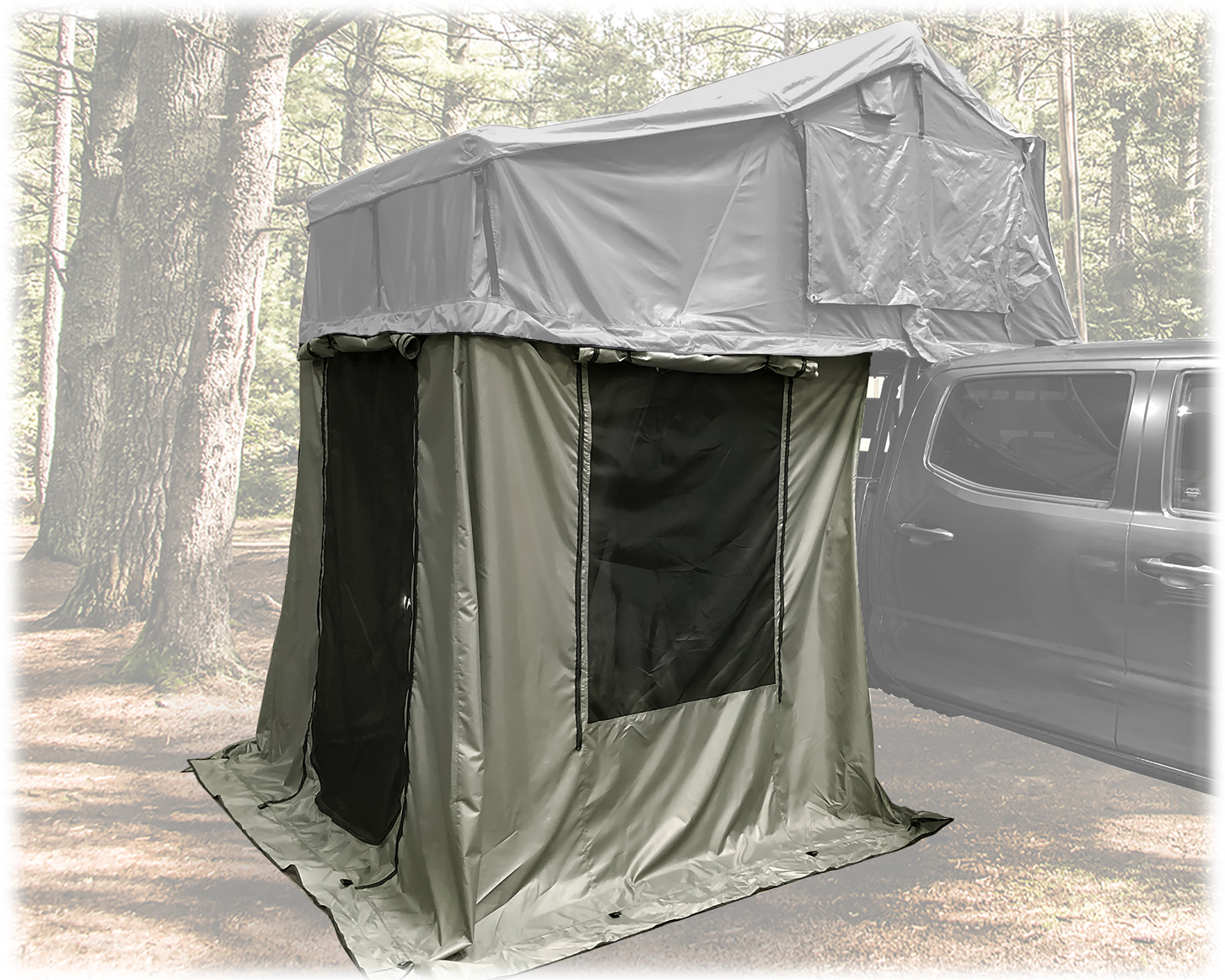 Overland Vehicle Systems Nomadic 3 Roof Top Tent Annex - Green