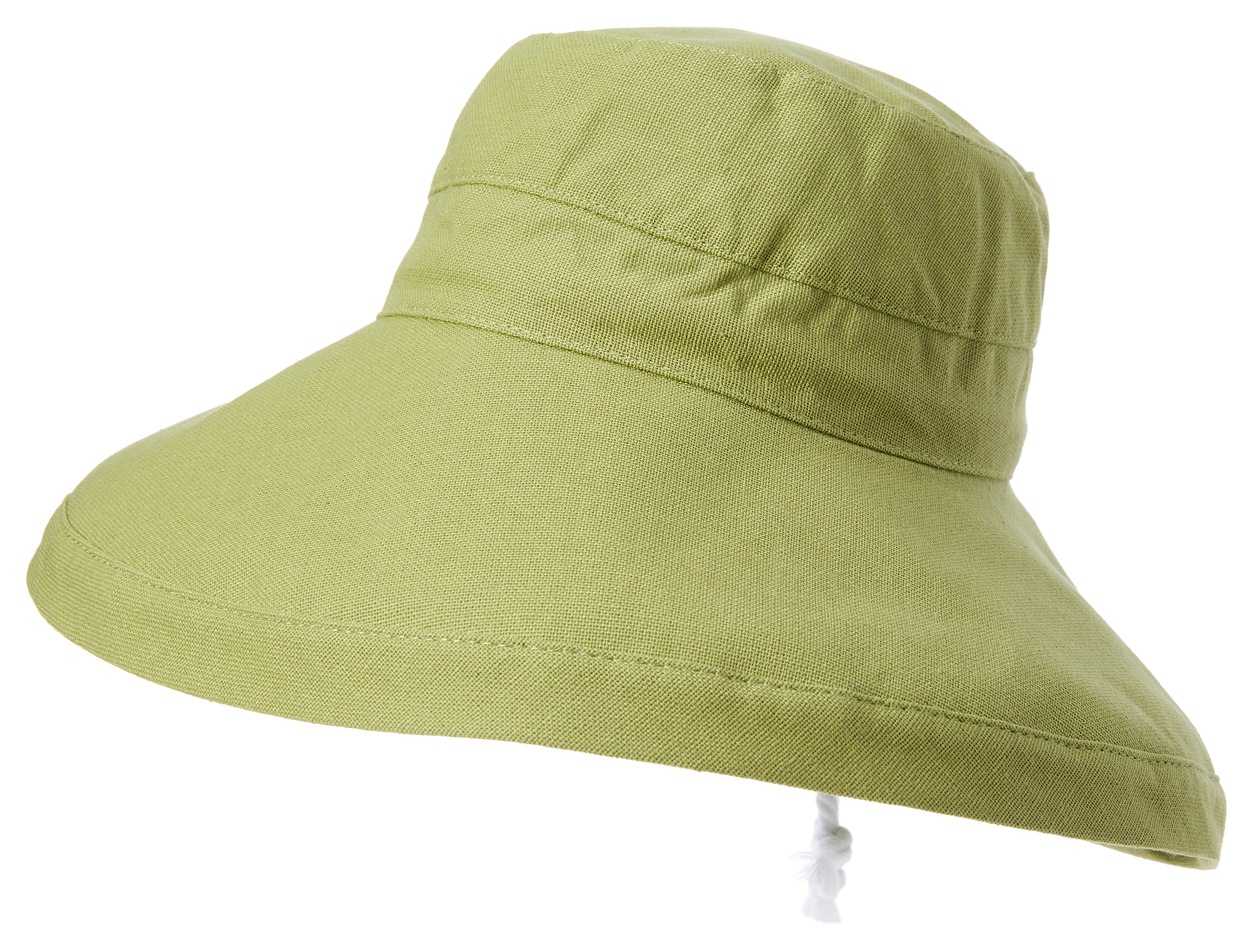 Dorfman Pacific Adjustable Big Brim Cotton Canvas Sun Hat for Ladies