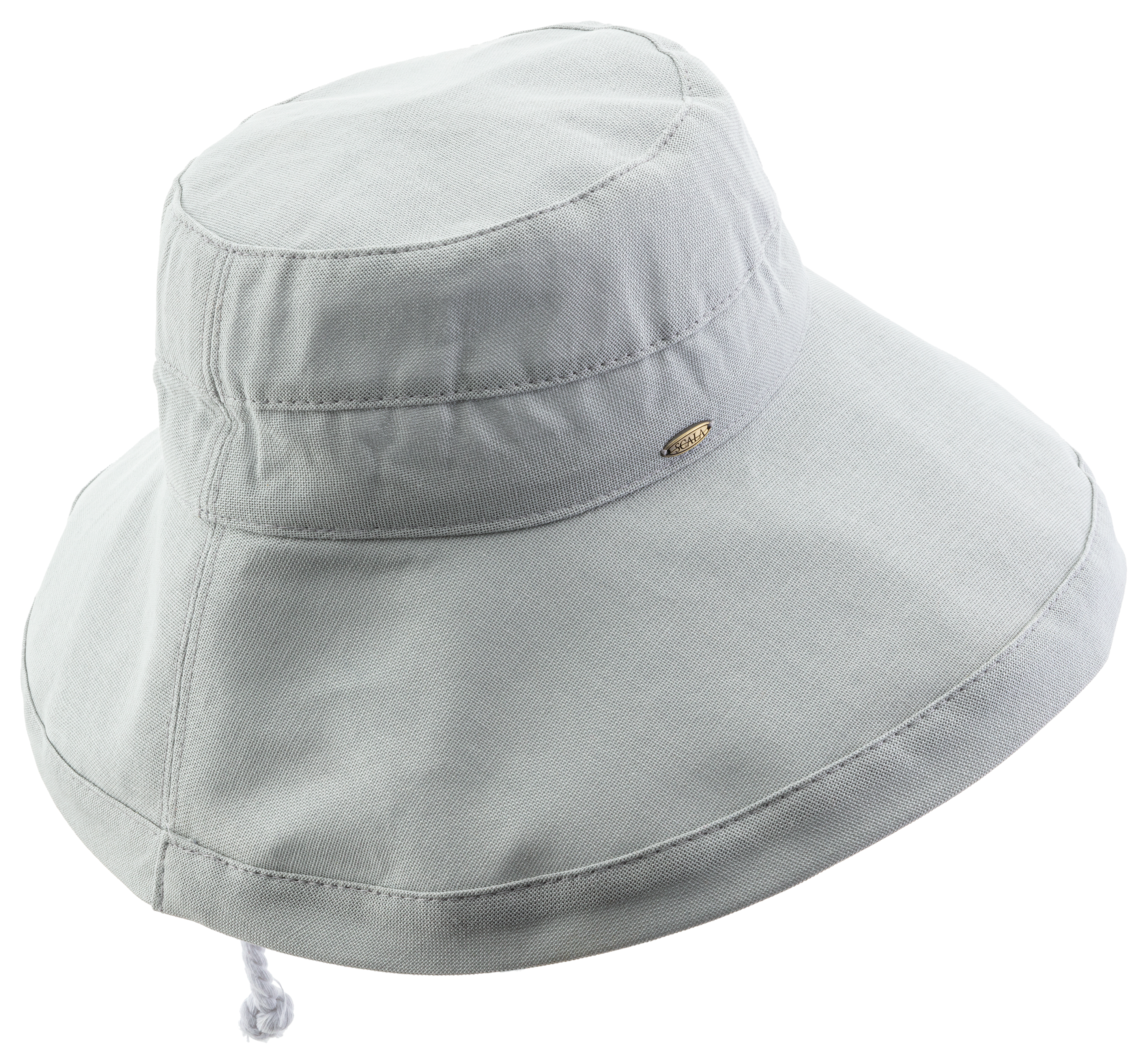 DORFMAN PACIFIC Adjustable Big Brim Cotton Canvas Sun Hat for Ladies