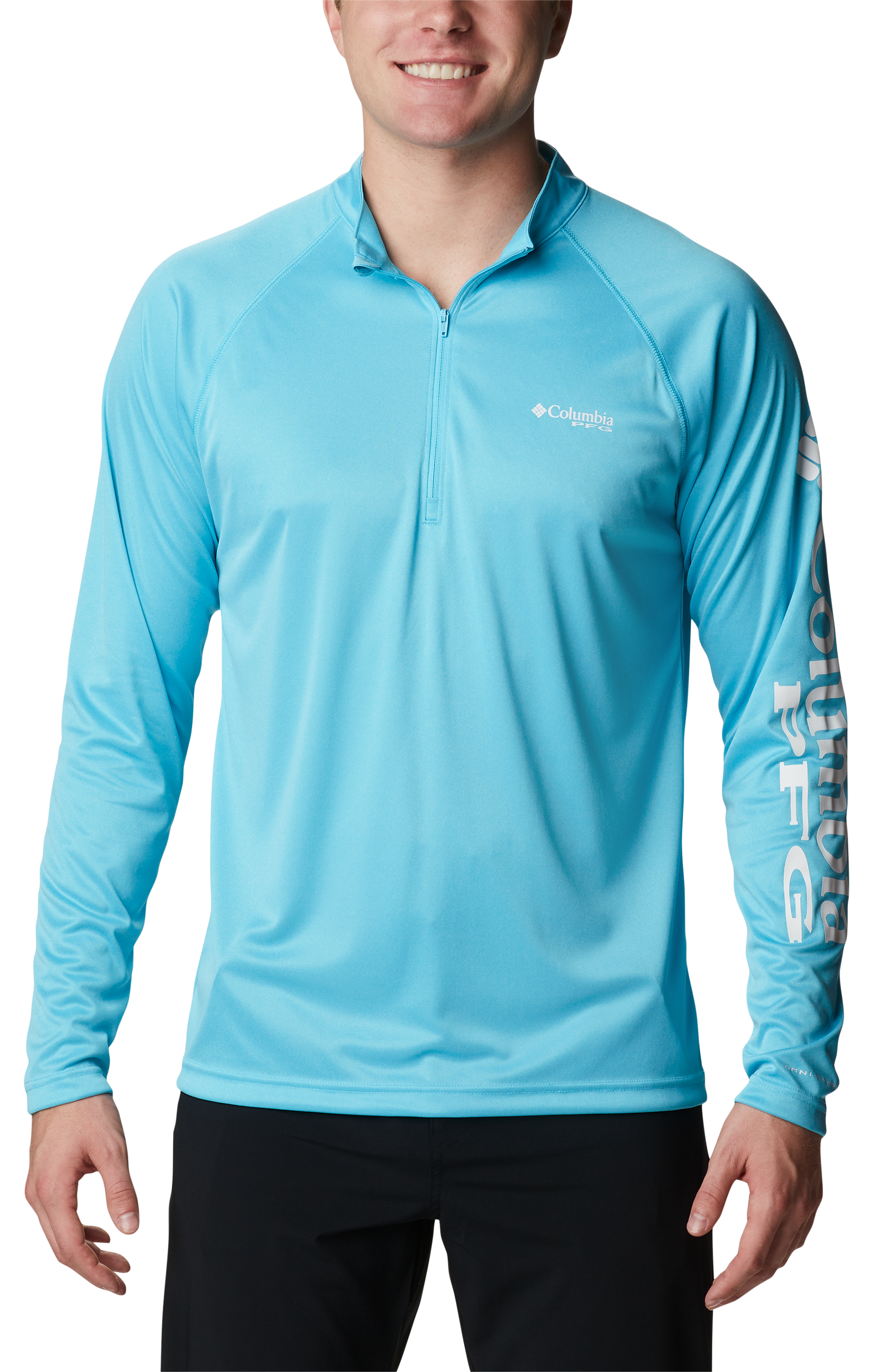 Columbia Terminal Tackle Heather Quarter-Zip Long-Sleeve Pullover for Men