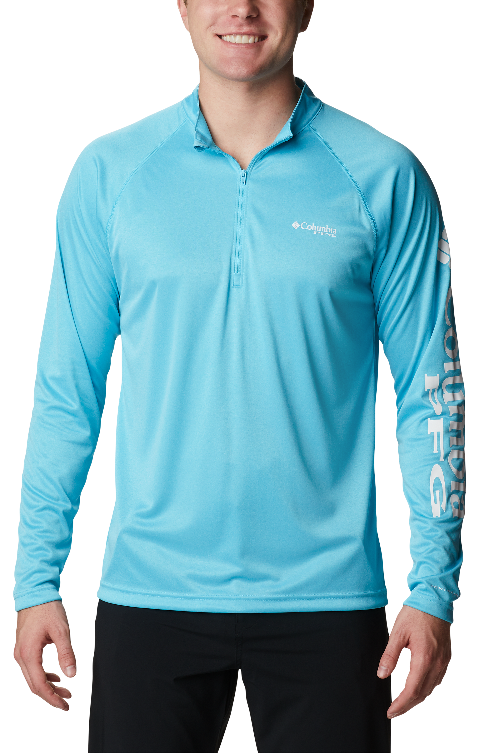 COLUMBIA Terminal Tackle Heather Quarter-Zip Long-Sleeve Pullover for Men