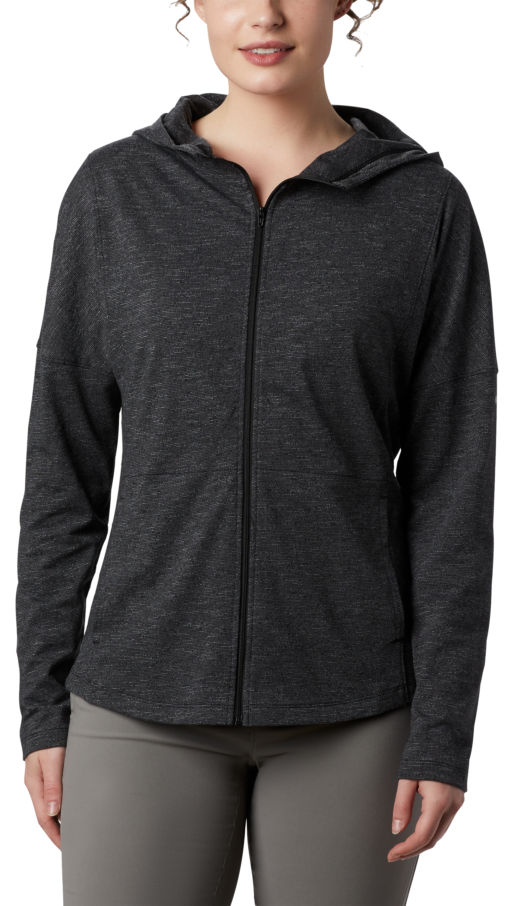 Columbia Cades Cove Full-Zip Long-Sleeve Hoodie for Ladies - Black - 1X product image