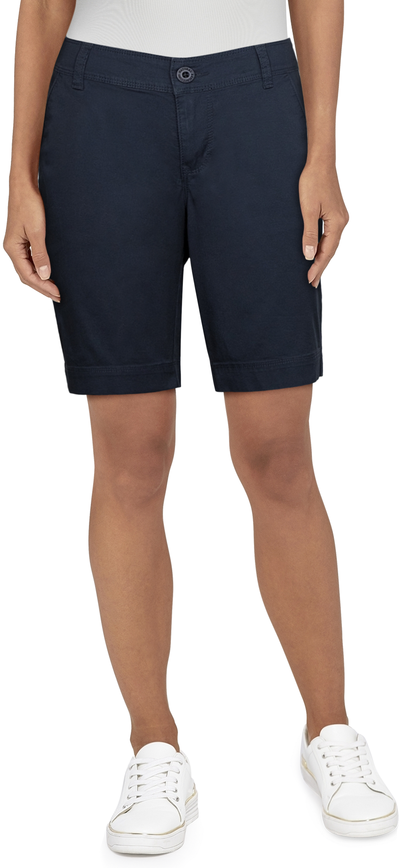 Natural Reflections Spring Valley Bermuda Shorts for Ladies - Blue Nights - 14 product image
