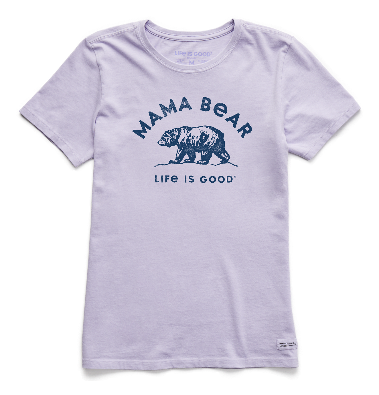 Life is Good Mama Bear Short-Sleeve T-Shirt for Ladies - Lilac Purple - M product image