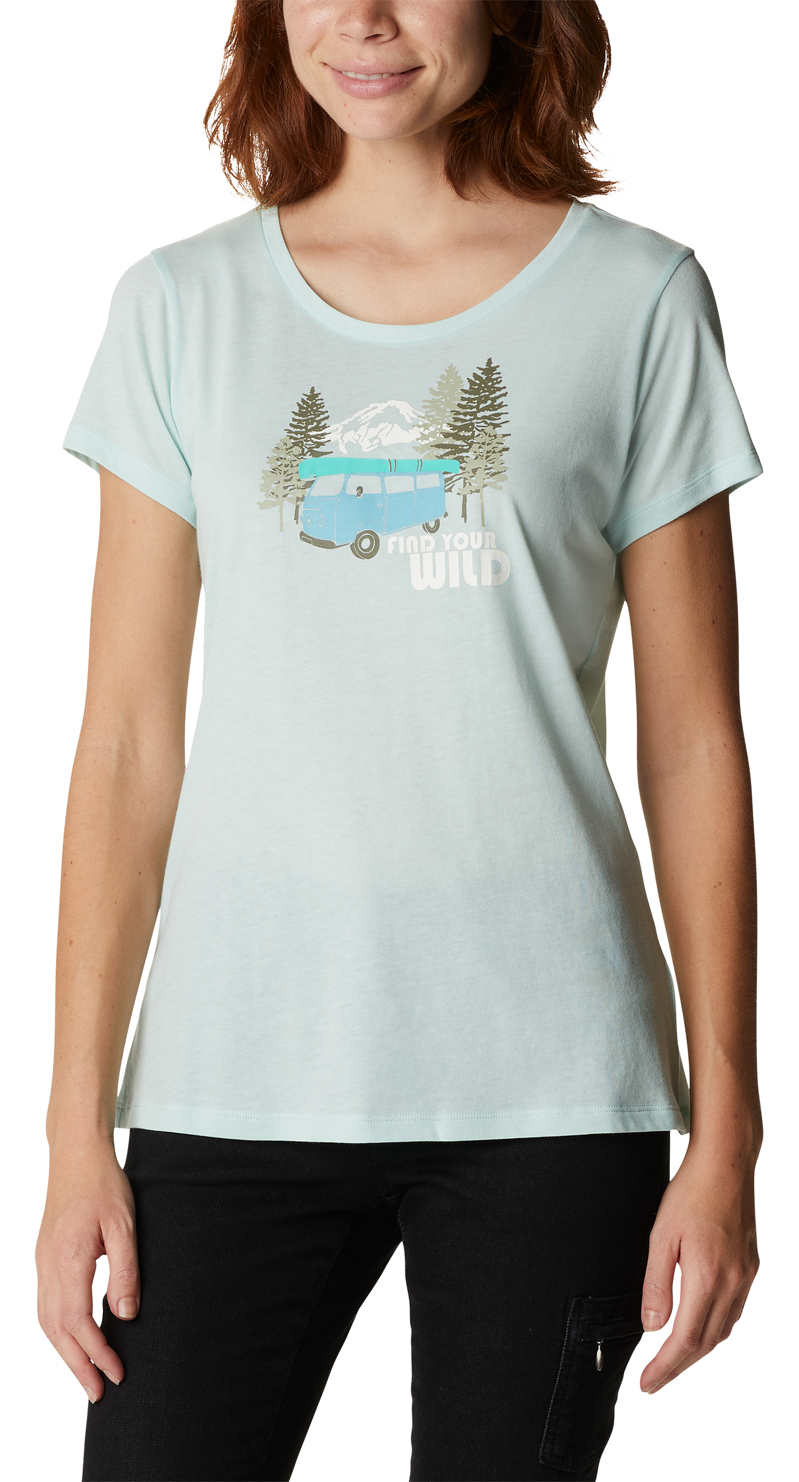 101137446-3262362 Columbia Daisy Days Icy Morn Short-Sleeve Graphic sku 101137446-3262362