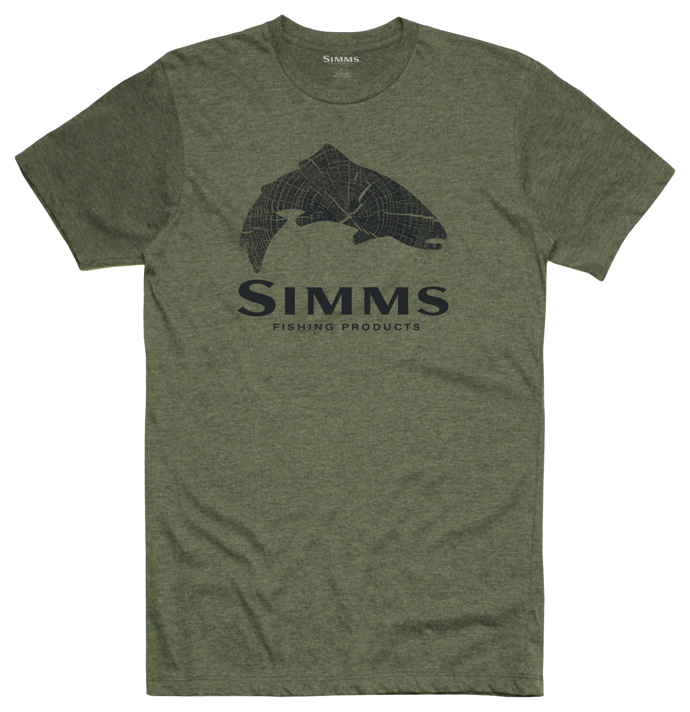 Simms Wood Trout Fill Logo Short-Sleeve T-Shirt for Men - L product image