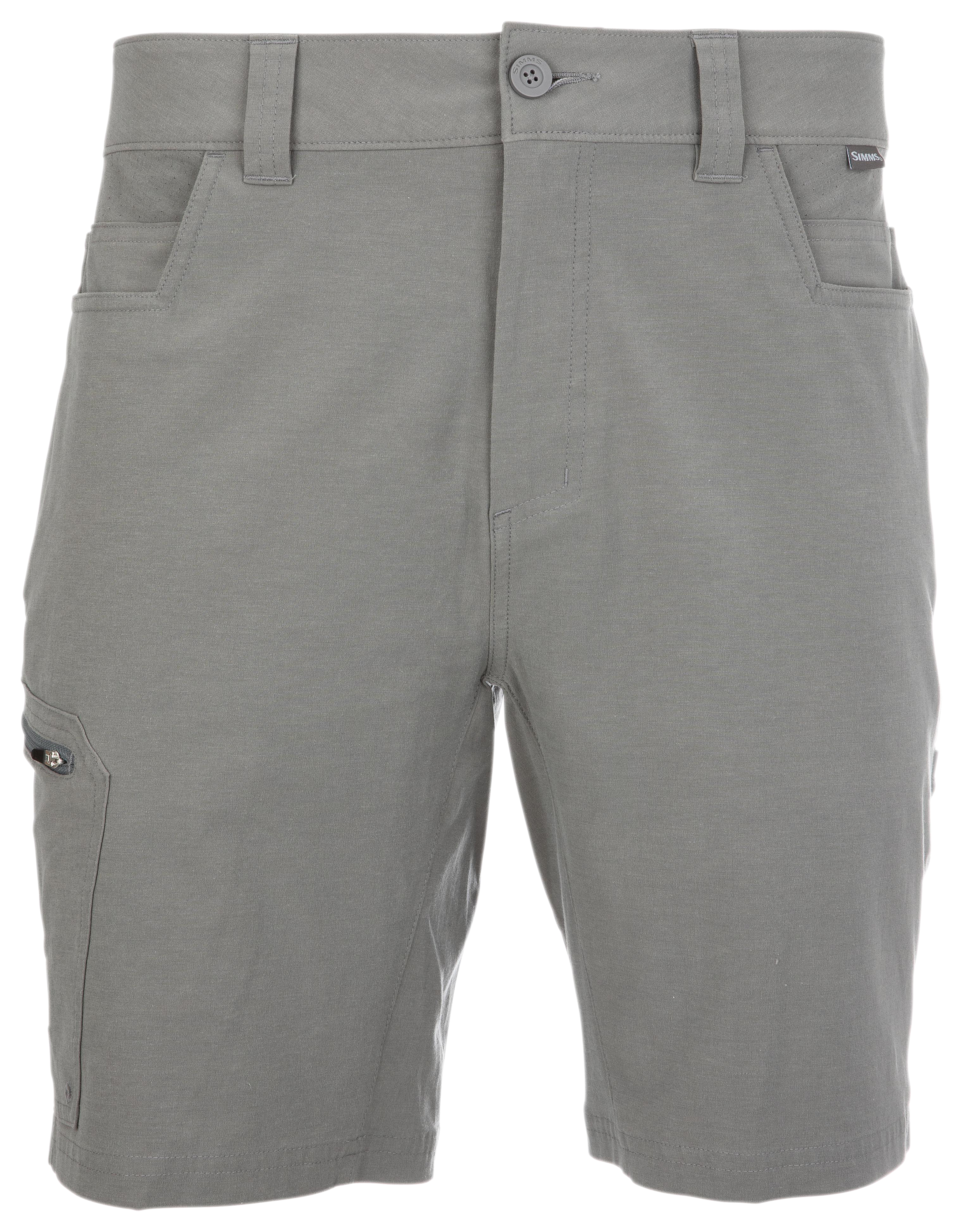 Image of Simms Challenger Shorts for Men - Steel - 34