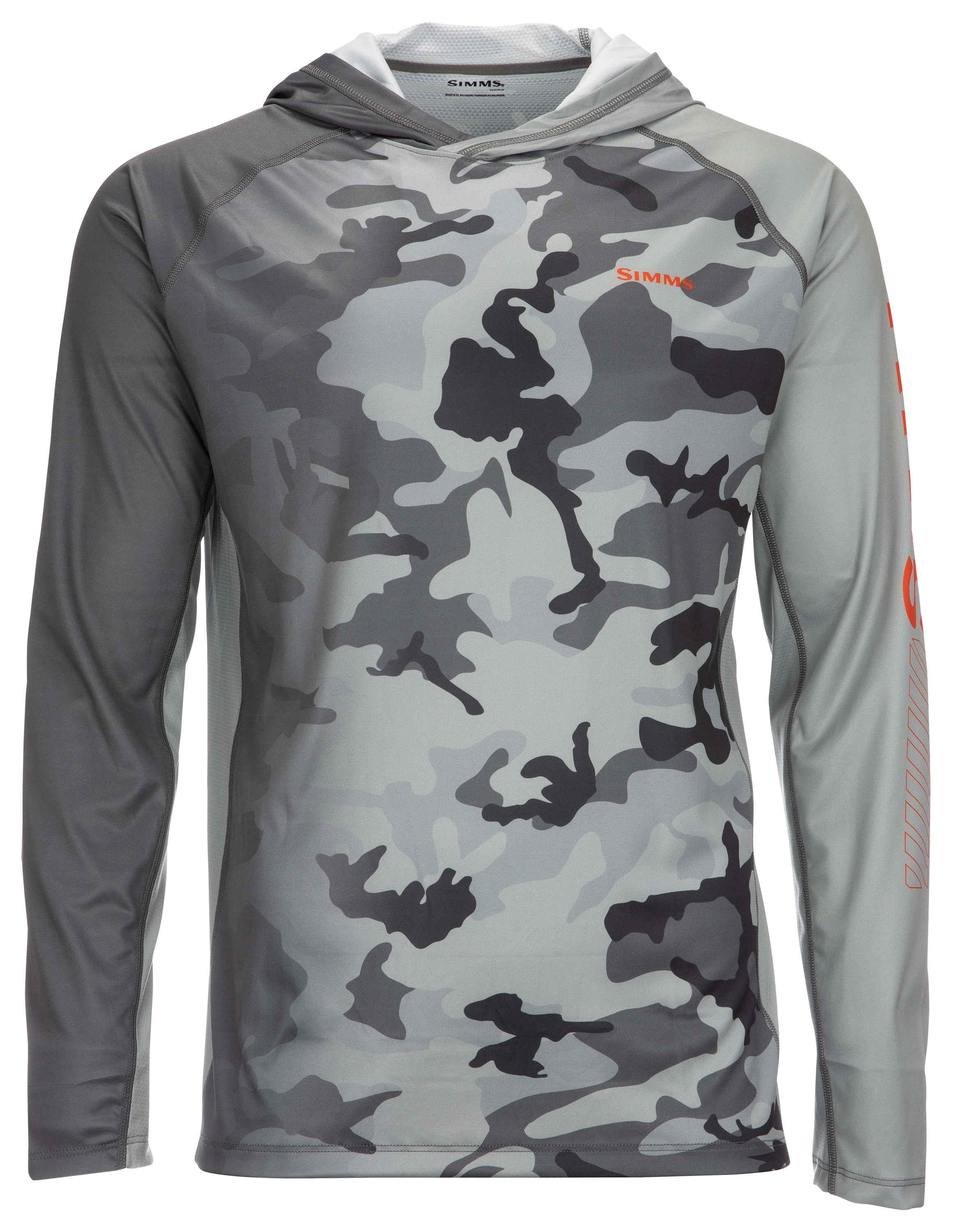 Simms SolarVent Pro Long-Sleeve Hoodie for Men - Woodland Camo Steel - 2XL product image