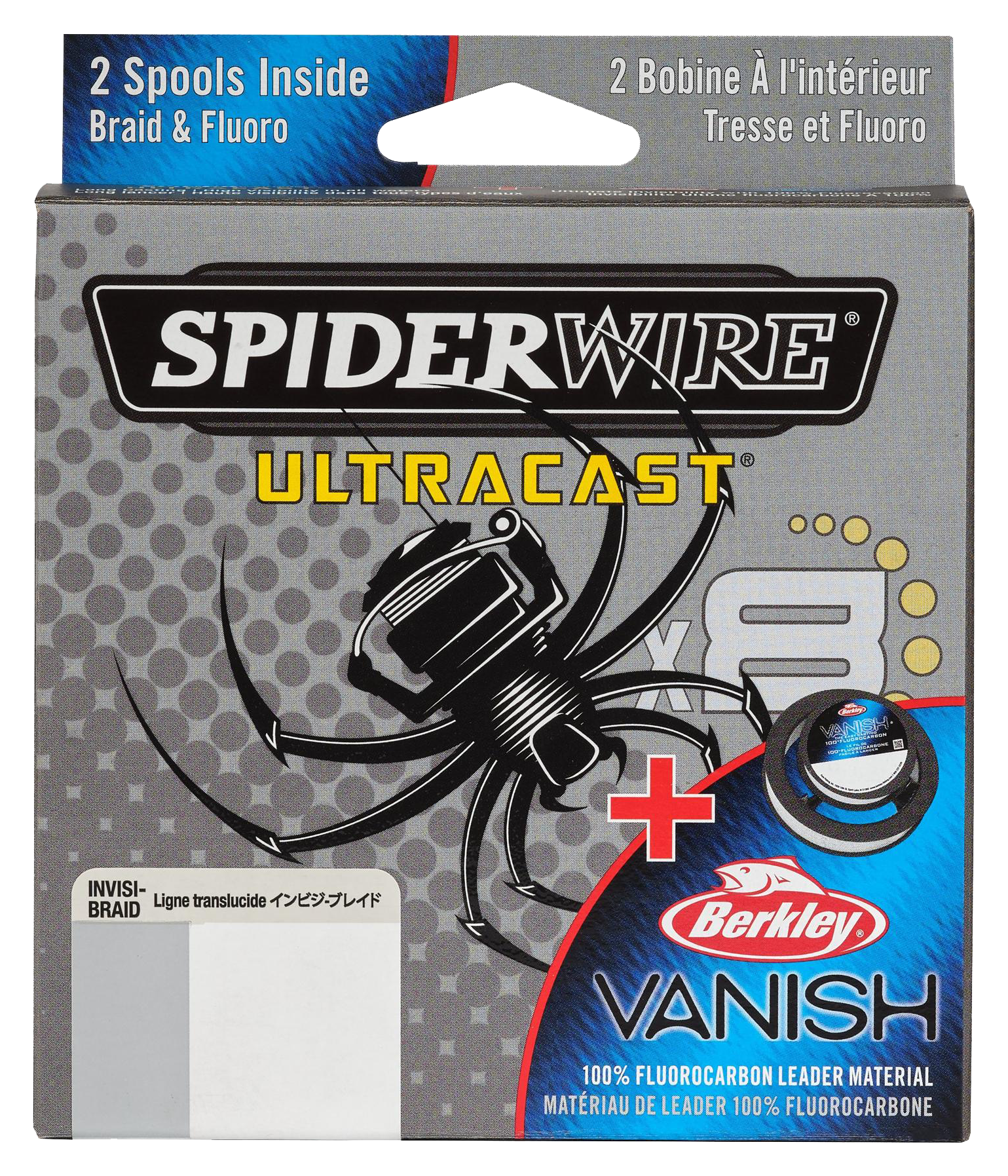 Spiderwire Ultracast/Berkley Vanish Dual Spool Pack