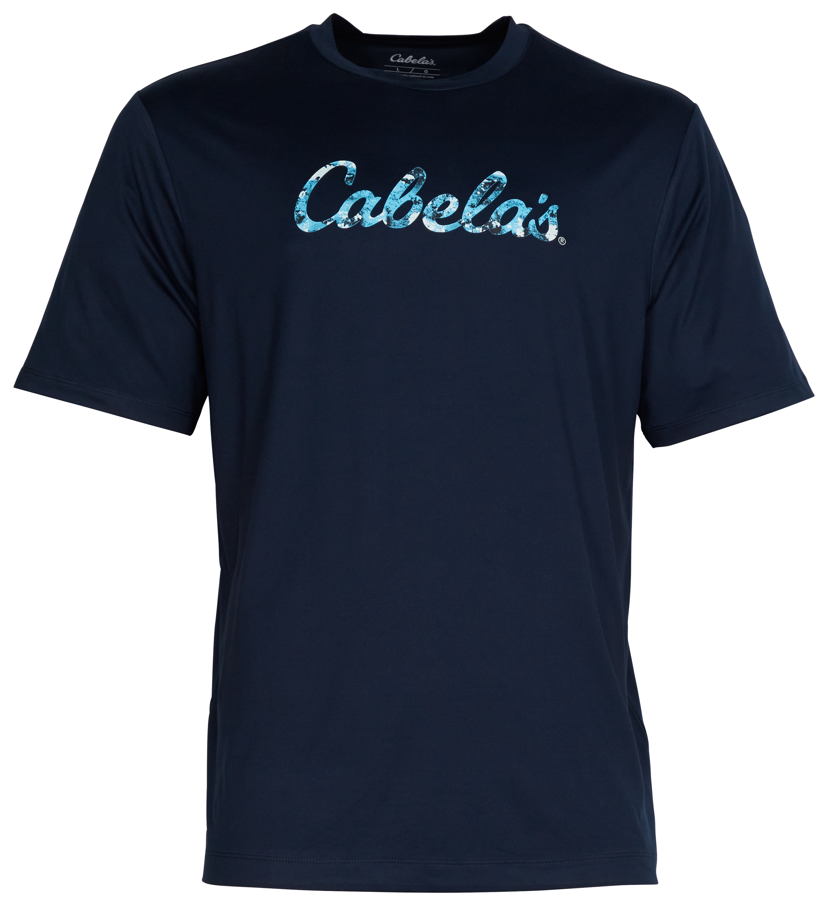 CABELA'S Logo Camo Performance Short-Sleeve Shirt for Men