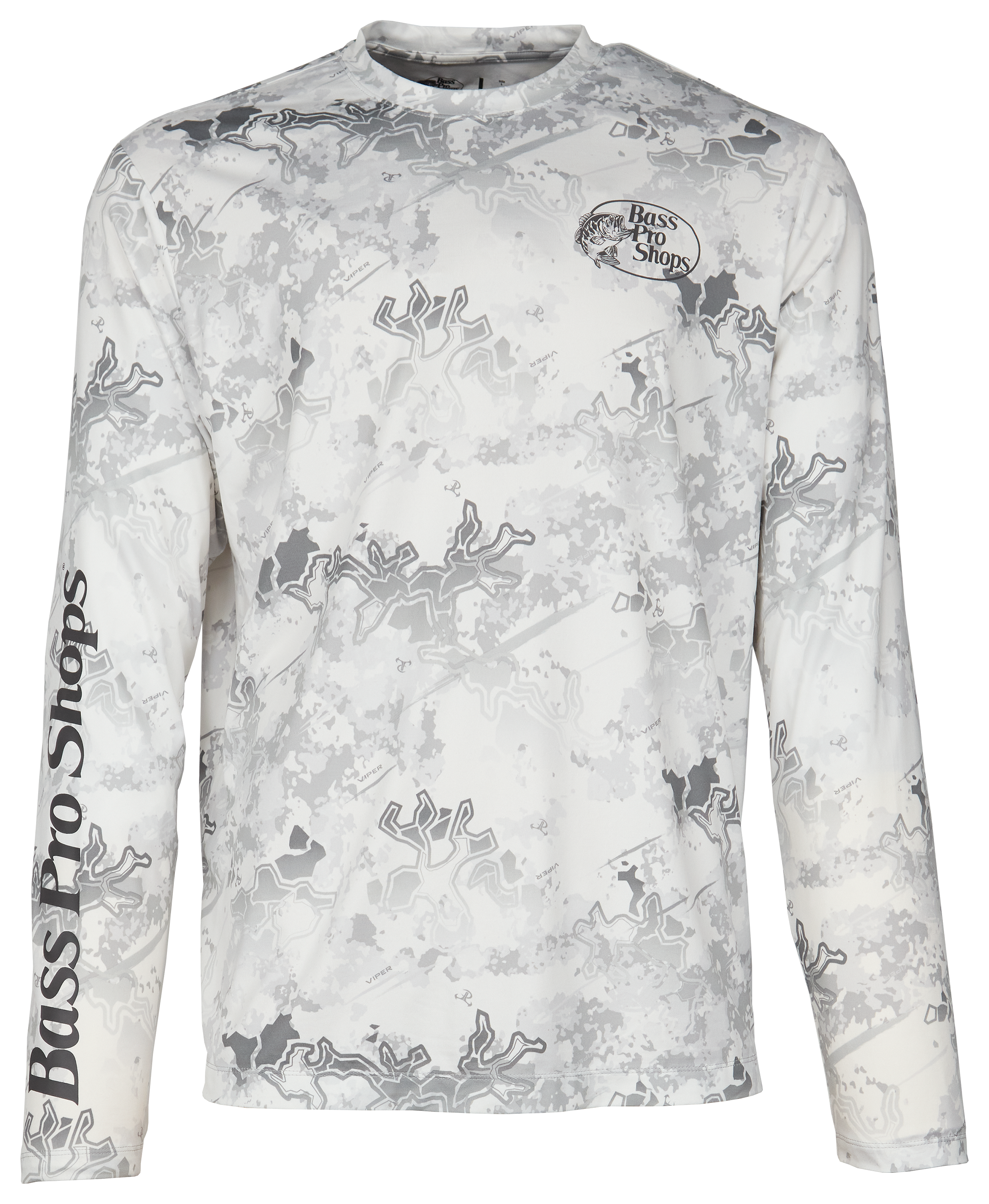 Reel Life Shirt Mens Extra Large Light Gray Long Sleeve Fishing Size XL 
