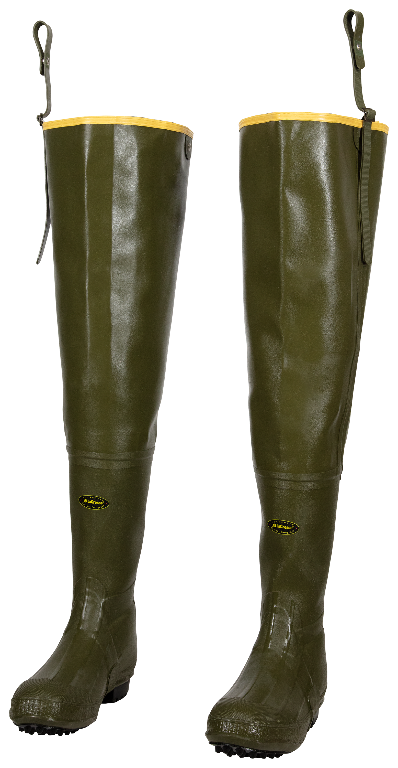 LaCrosse Big Chief Insulated Hip Waders for Men - Olive Drab Green - 13 Regular