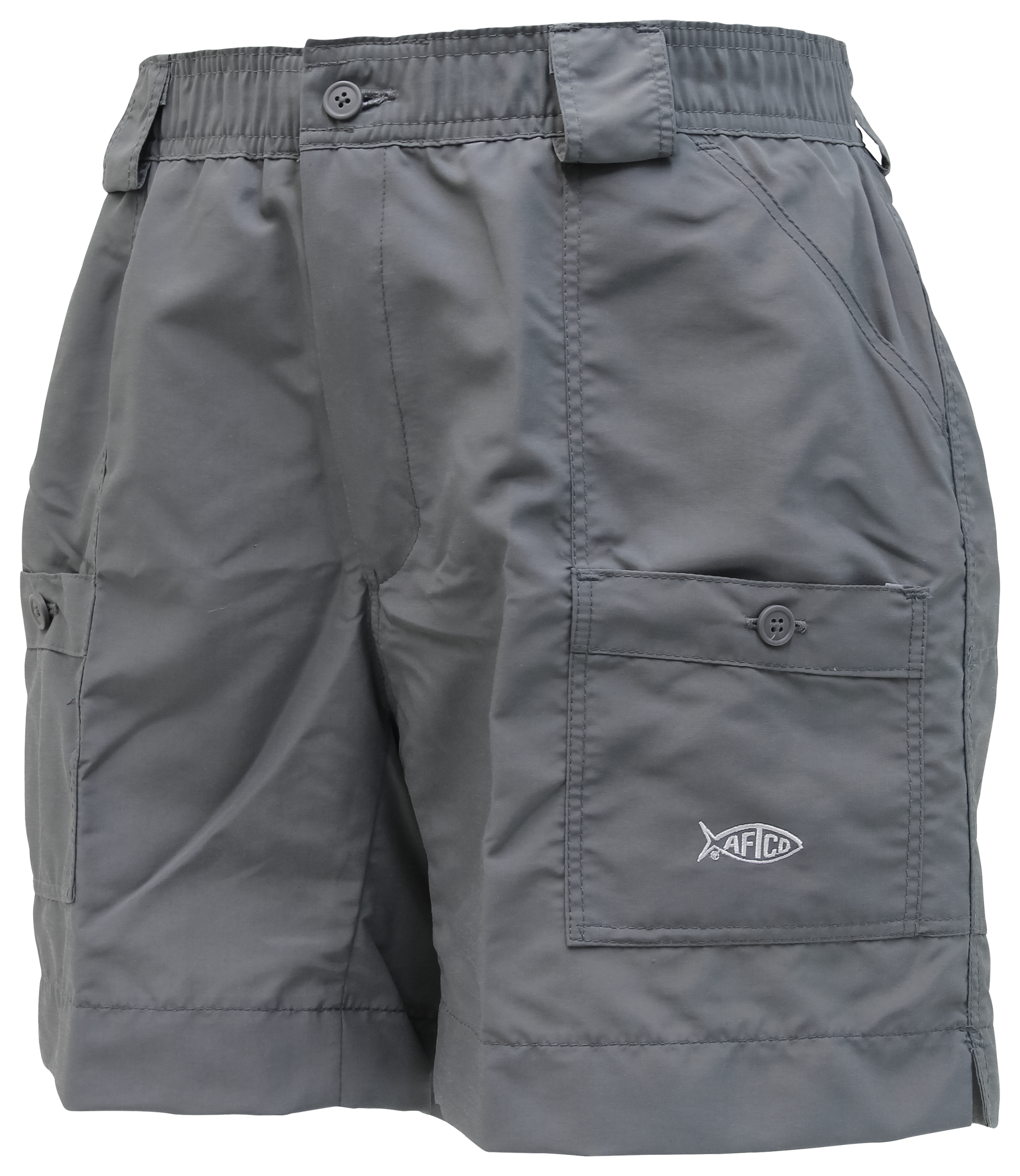 Image of AFTCO Original Fishing Shorts for Men - Charcoal - 44