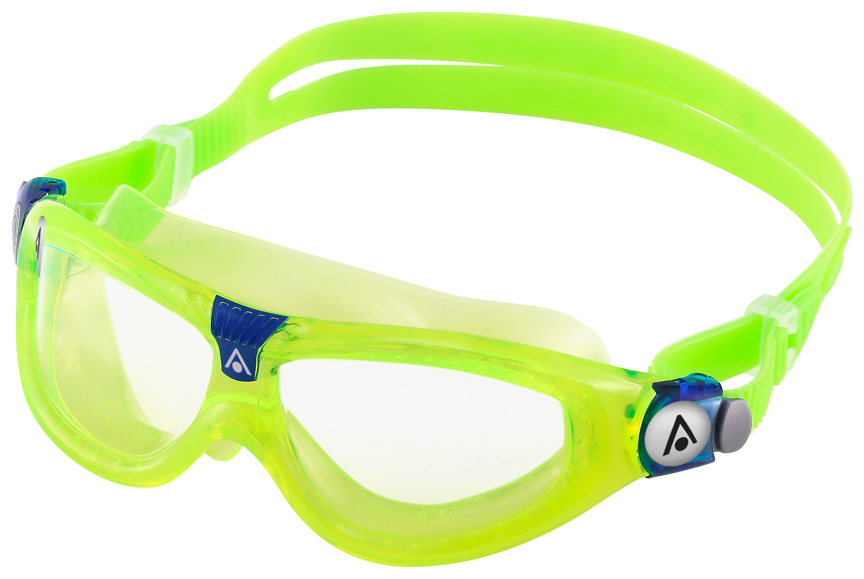 AquaSphere Seal 2 Swim Mask for Kids - Green/Clear