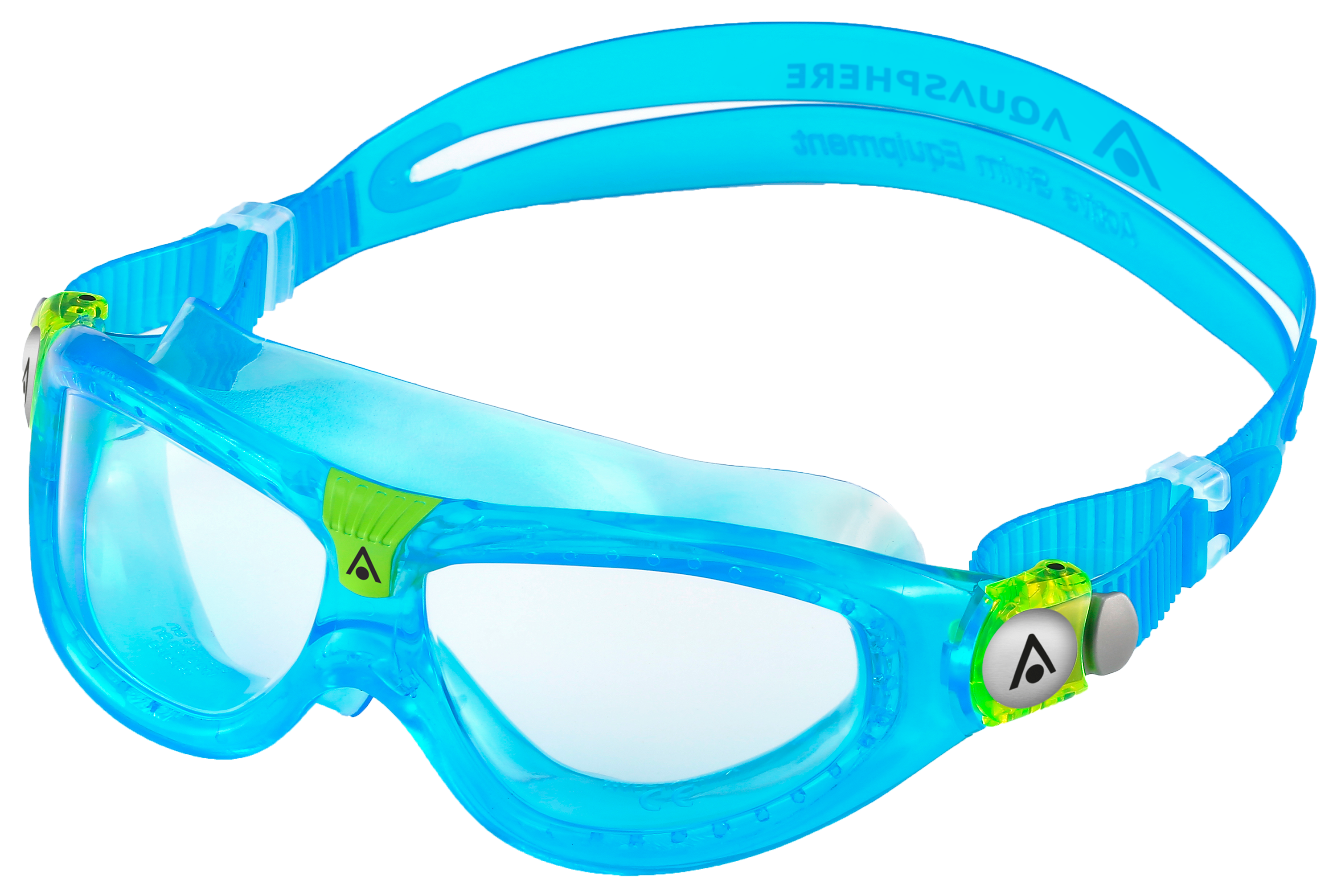 AquaSphere Seal 2 Swim Mask for Kids - Blue/Green