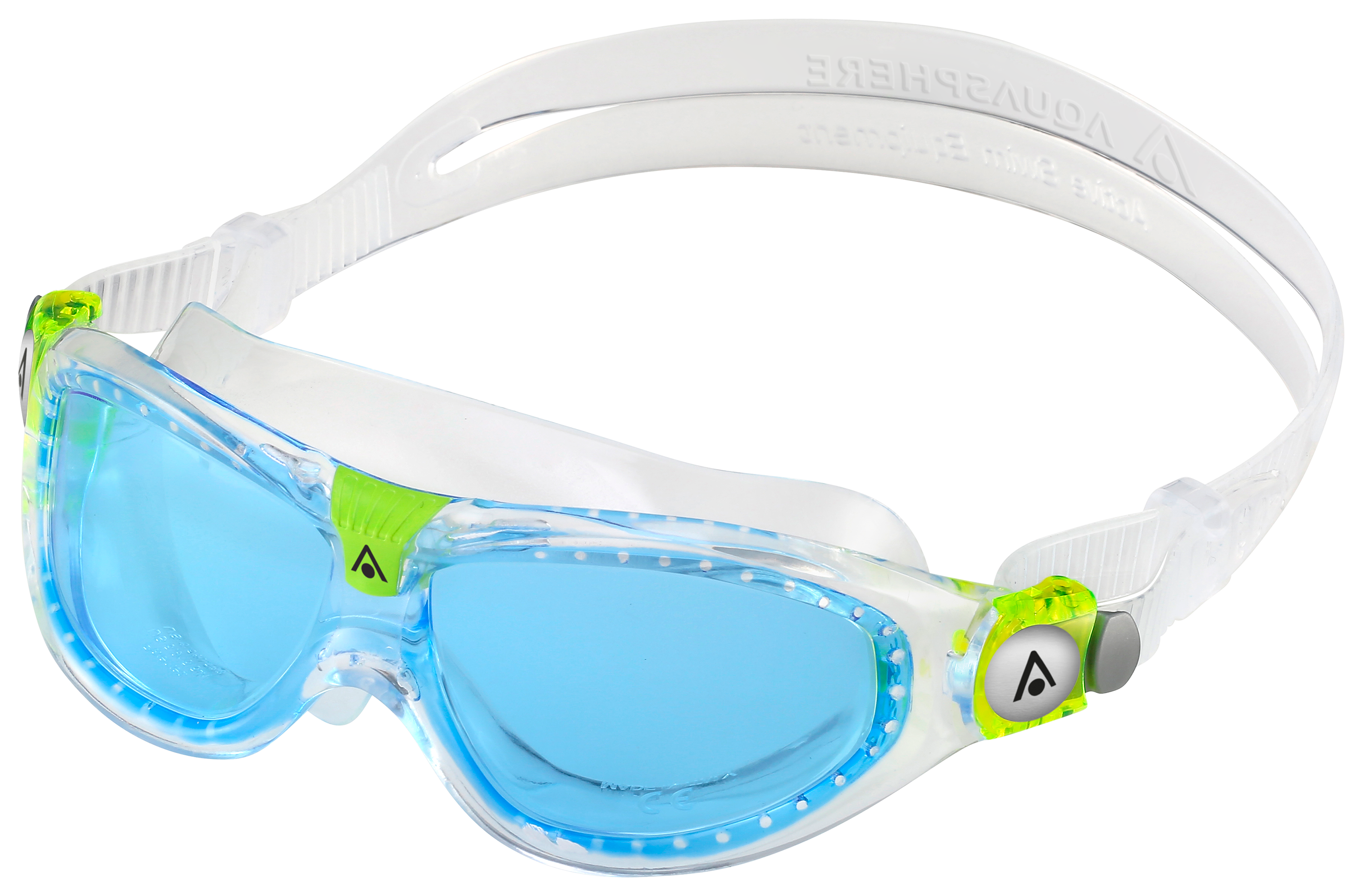 AquaSphere Seal 2 Swim Mask for Kids - Blue/Clear