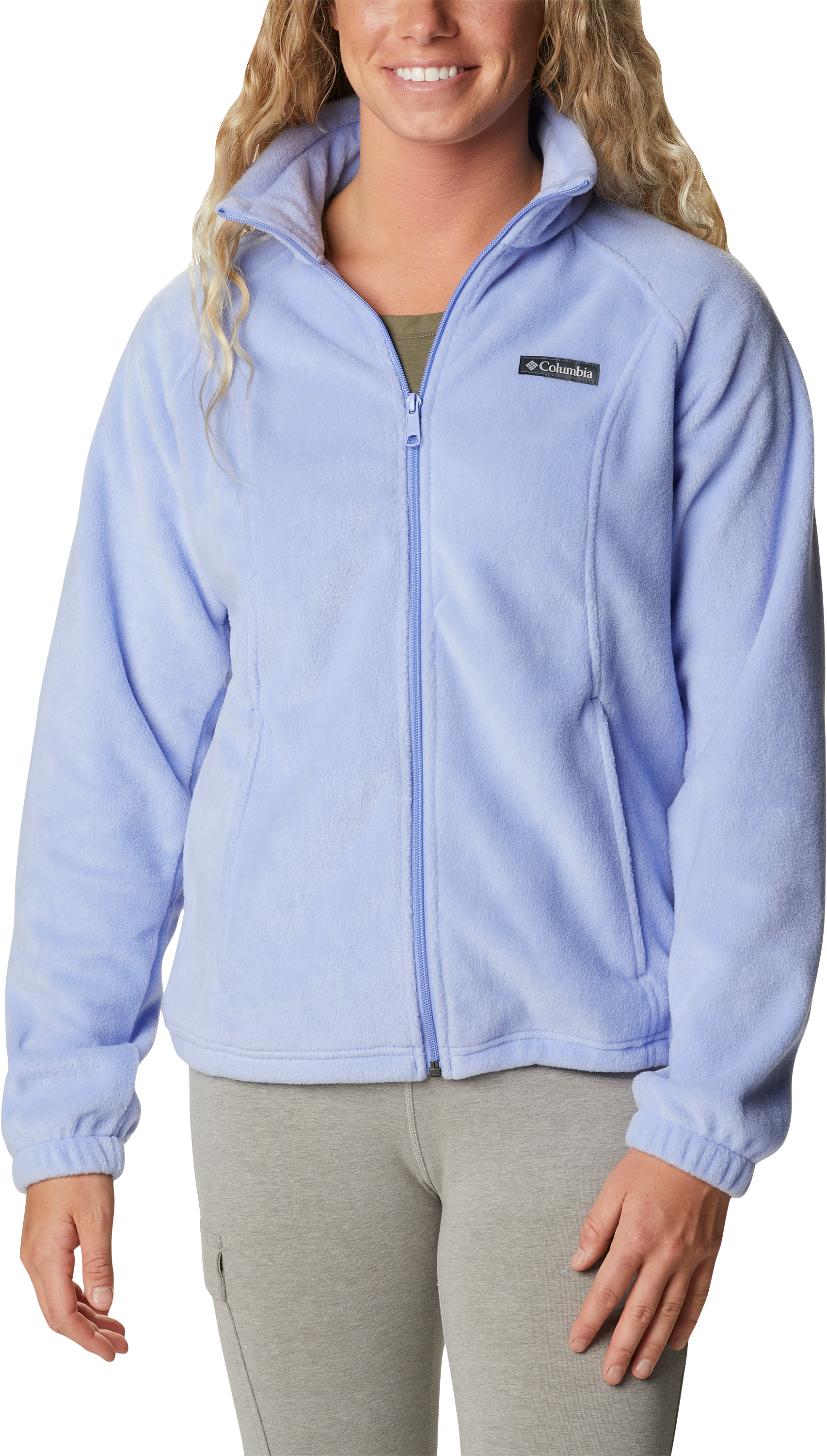 Columbia Benton Springs Full-Zip Fleece Jacket for Ladies - Serenity - XL