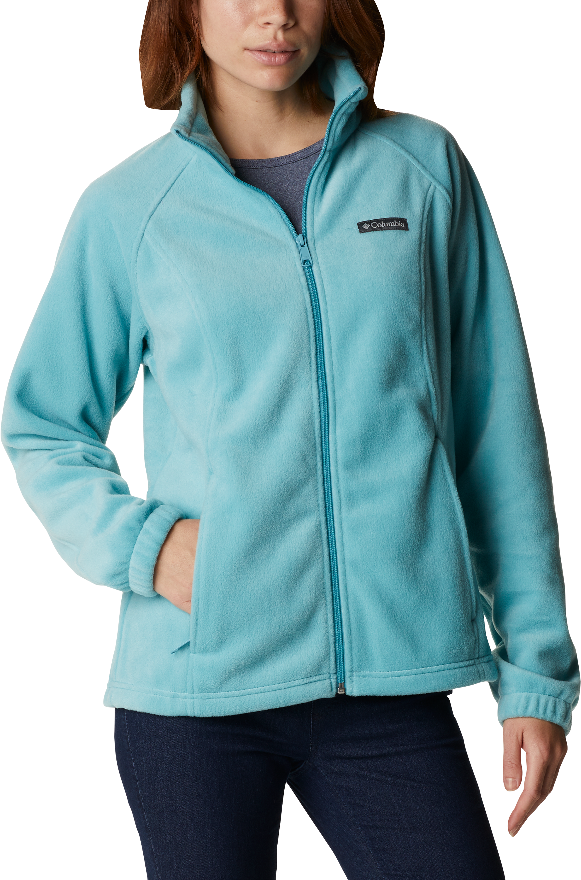 Columbia Benton Springs Full-Zip Fleece Jacket for Ladies - Sea Wave - 2X product image