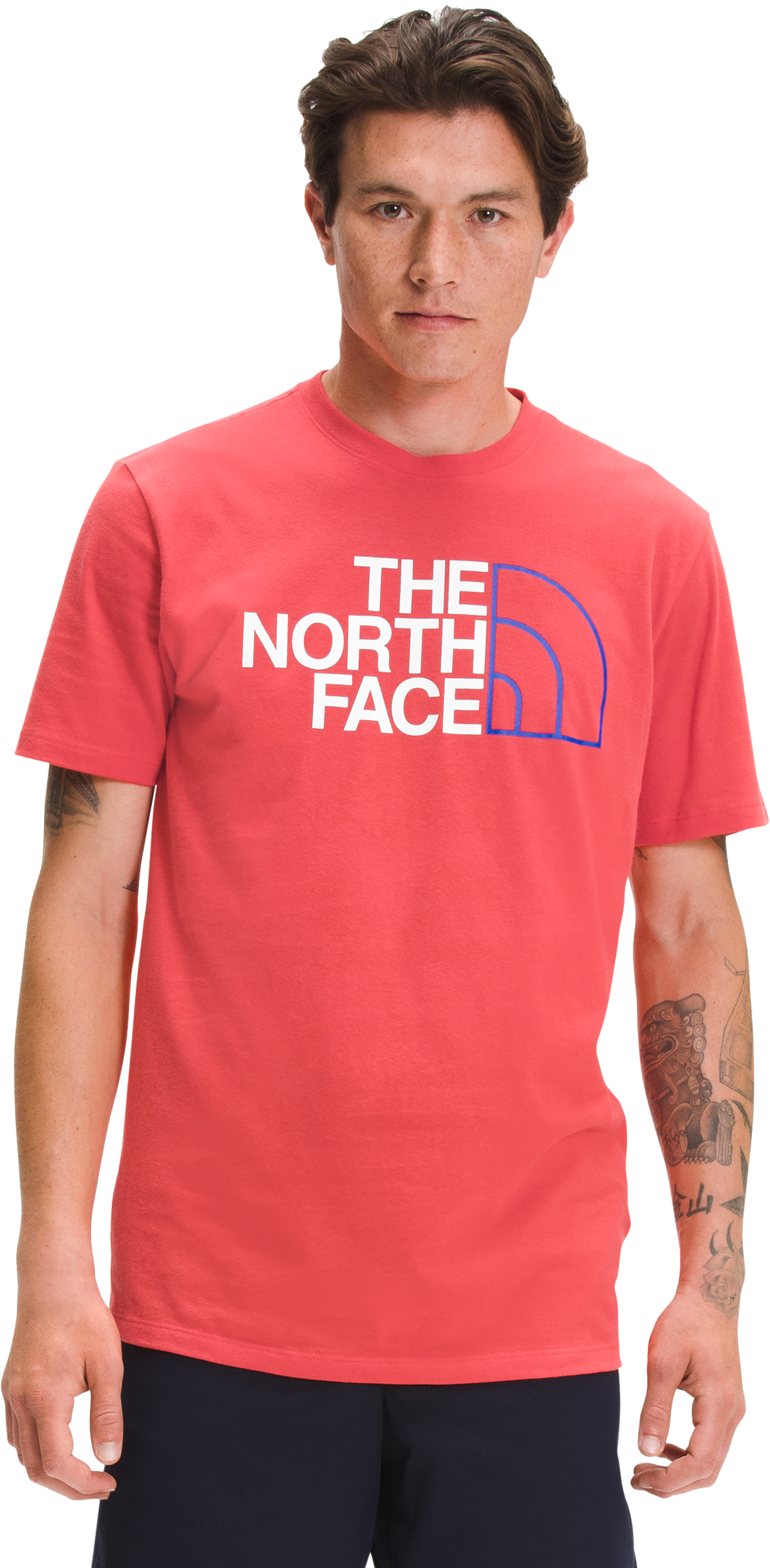 The North Face Half Dome Short-Sleeve T-Shirt for Men - Horizon Red/Americana - M product image