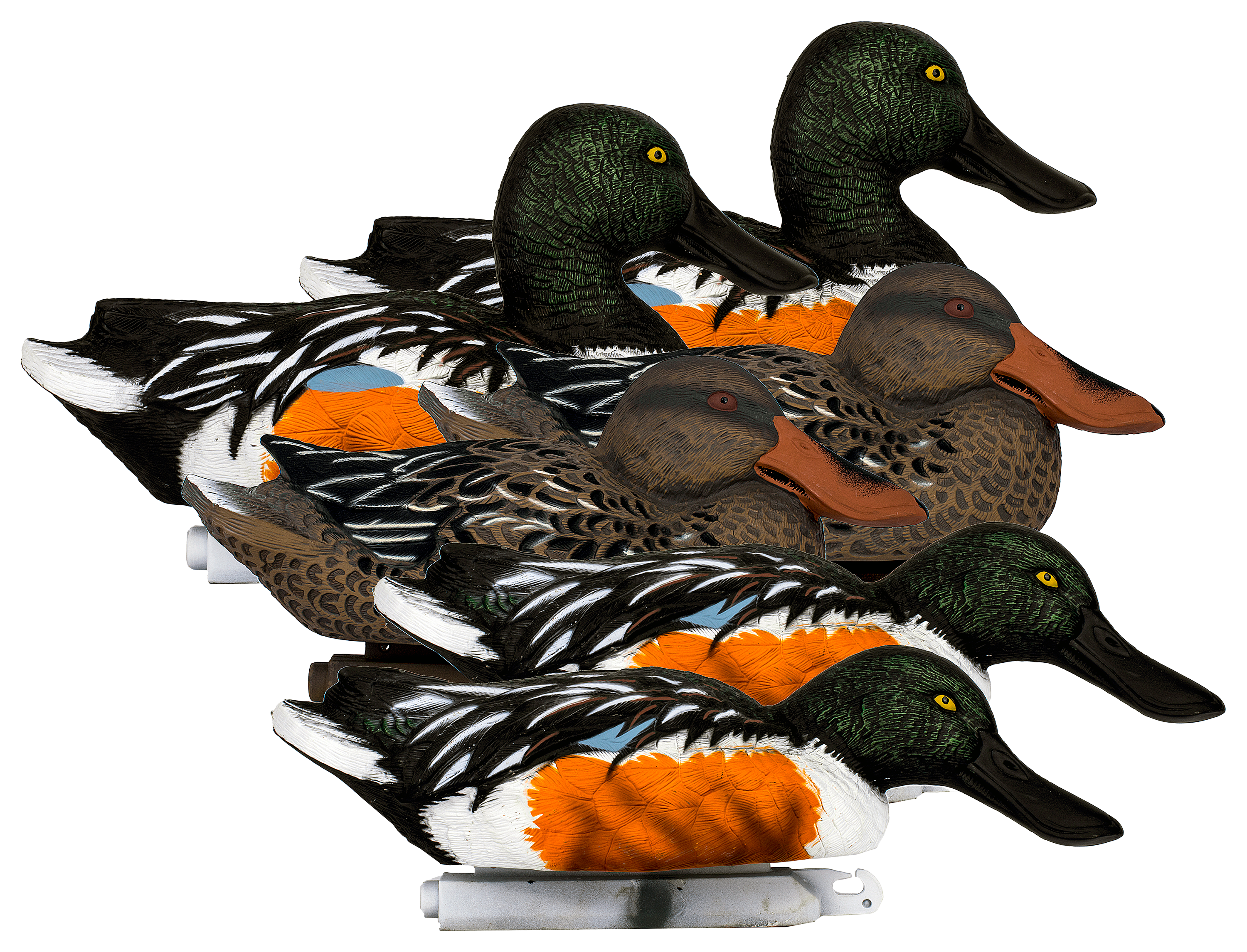 Image of Higdon Outdoors Battleship Foam-Filled Shoveler Duck Decoys