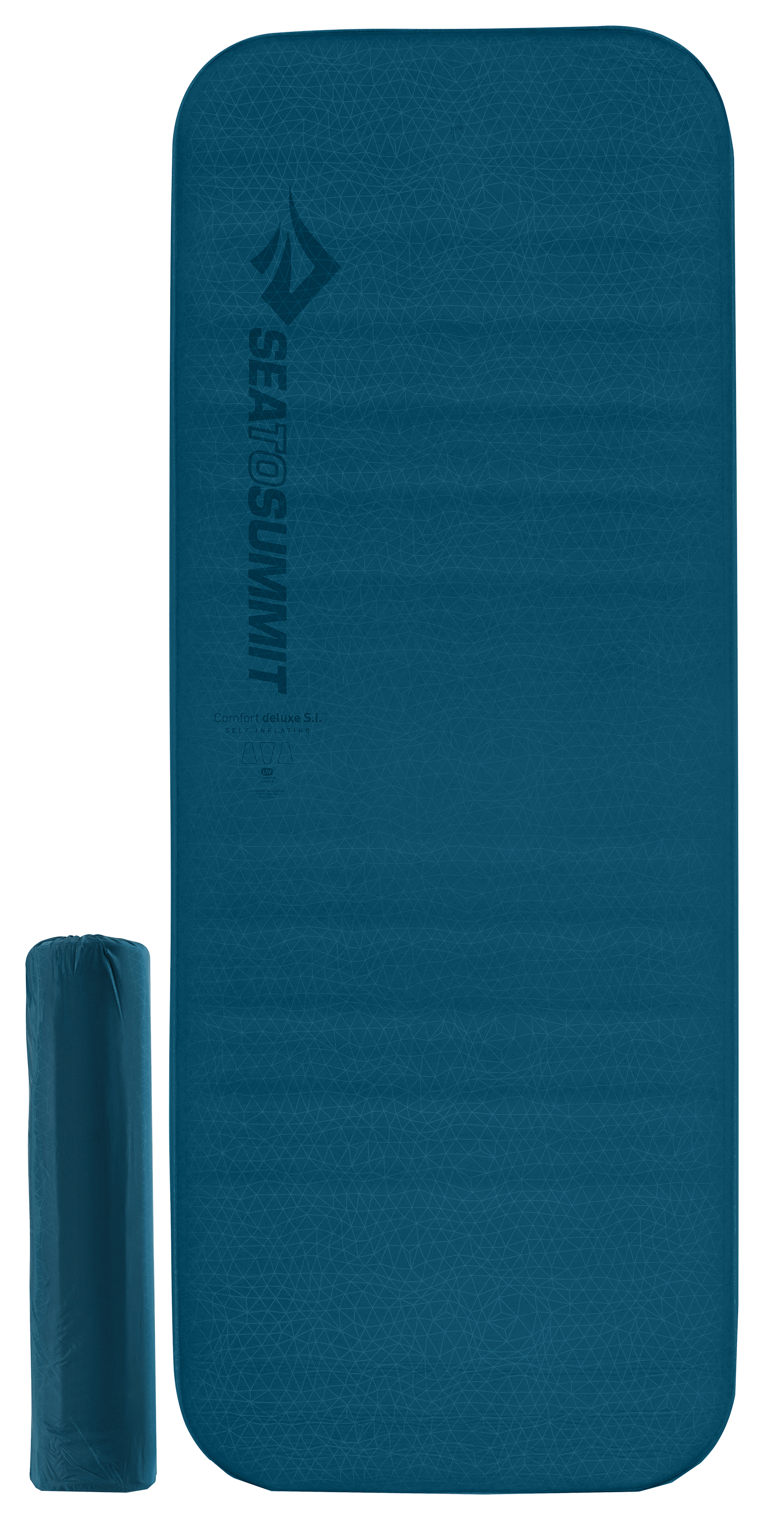 Sea to Summit Comfort Deluxe Self-Inflating Sleeping Mat - Byron Blue - Lar