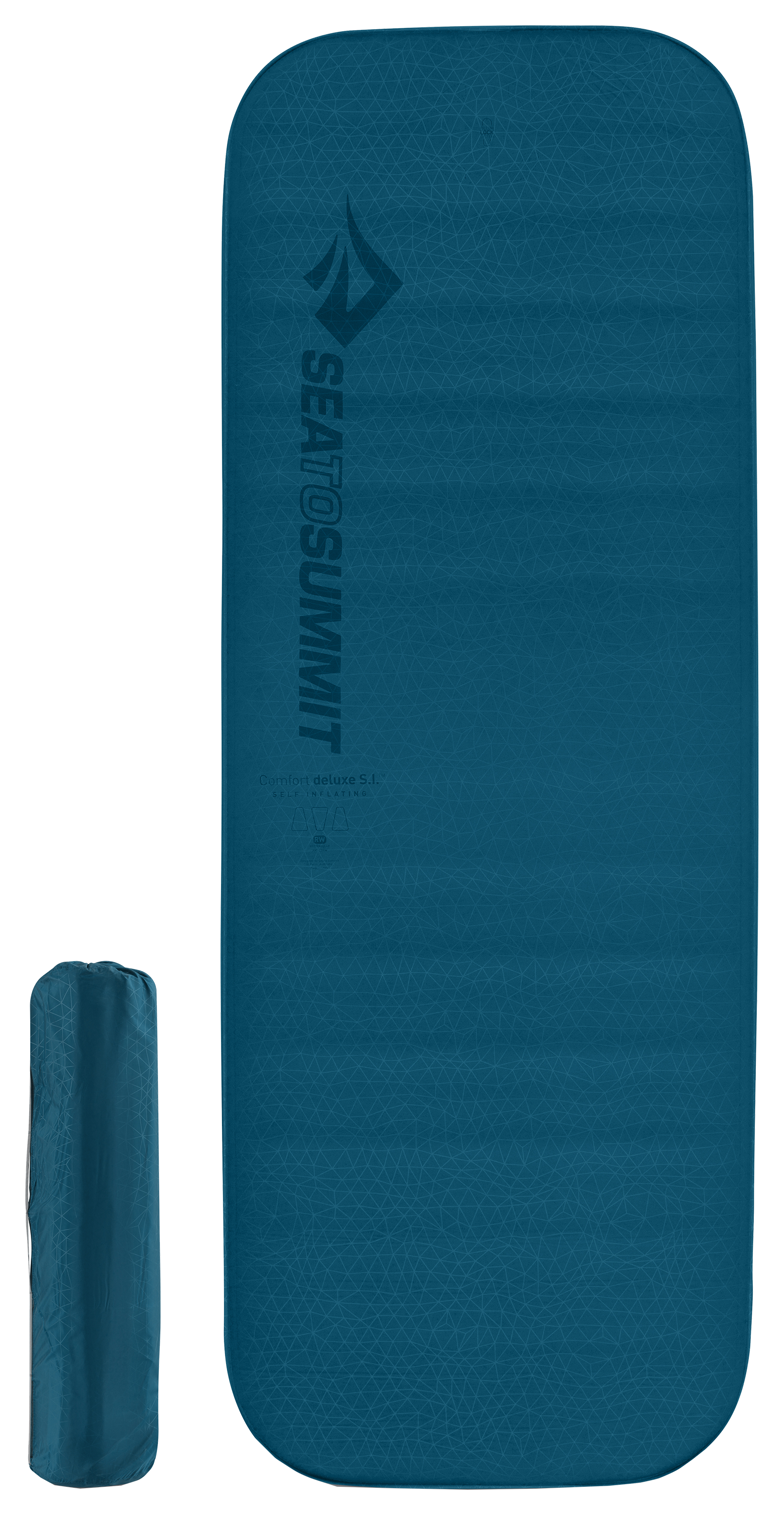 Sea to Summit Comfort Deluxe Self-Inflating Sleeping Mat - Byron Blue - Reg