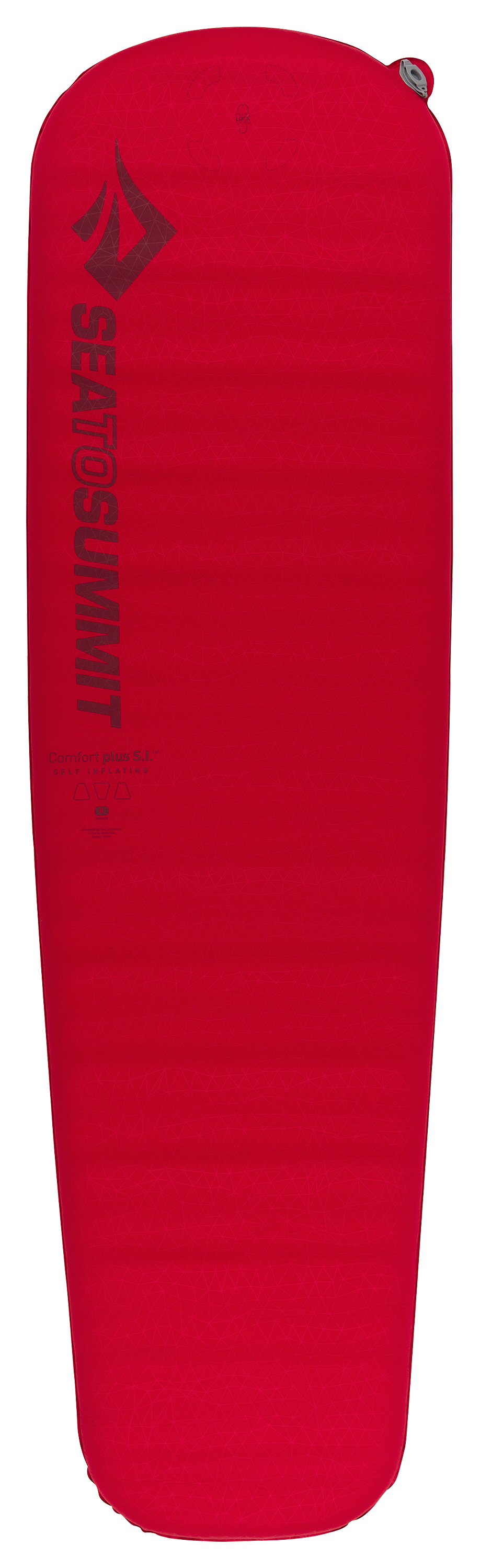 Sea to Summit Comfort Deluxe Self-Inflating Sleeping Mat - Crimson Red - Re