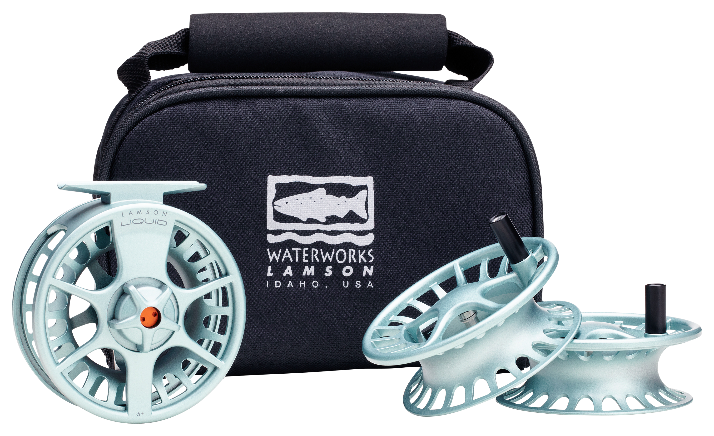 Waterworks Lamson Liquid 3-Pack Fly Reel & Spools - Glacier - 4/5/6