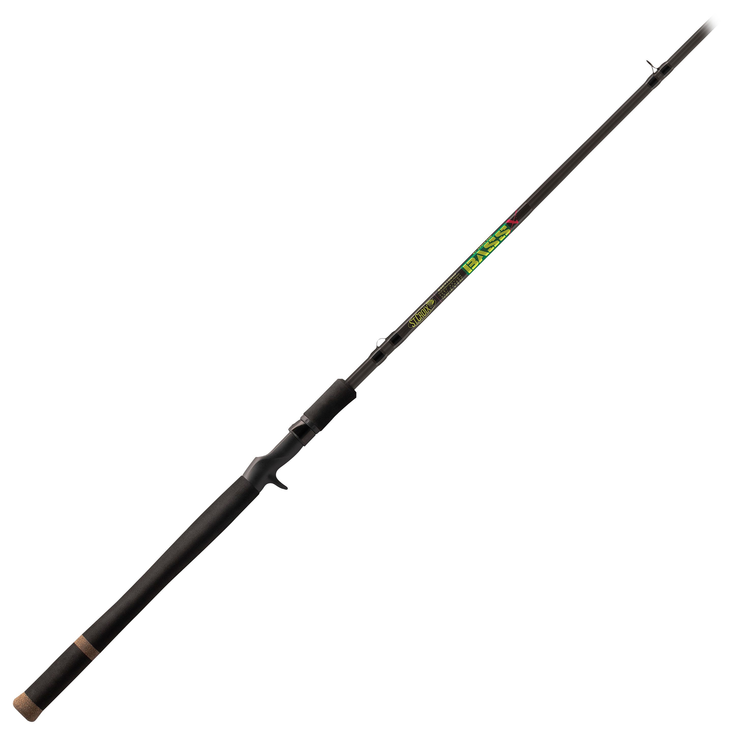 St. Croix Bass X Casting Rod - Black -  BAC711HMF