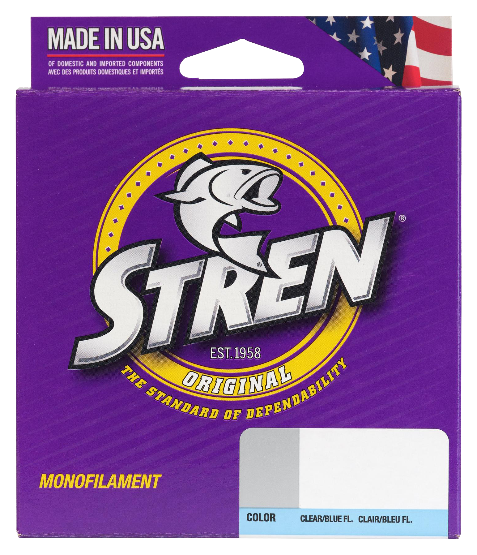 Stren Super Knot Clear, 220-Yard/8-Pound, Monofilament Line