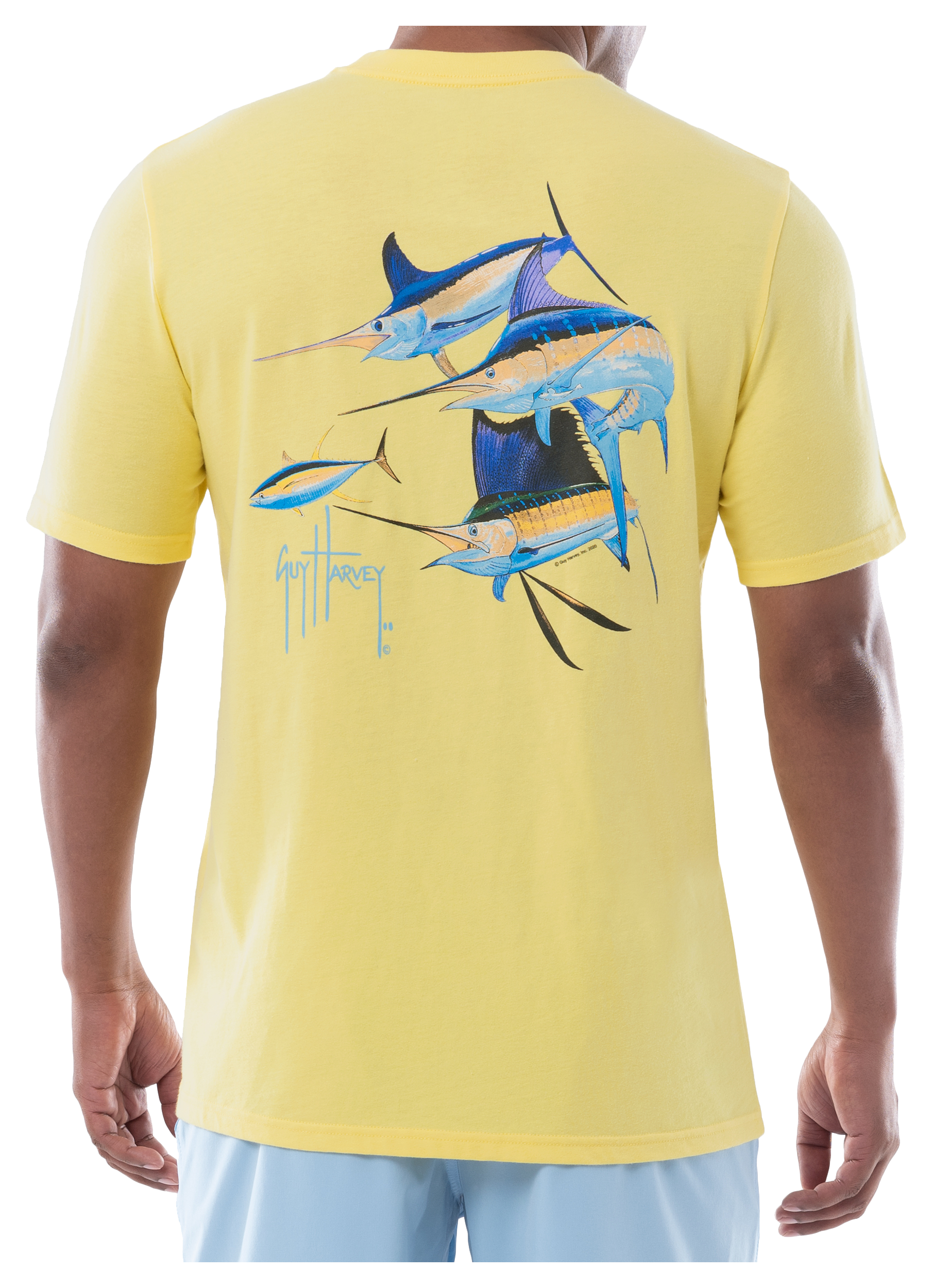 Guy Harvey School of Sailfish Graphic Short-Sleeve T-Shirt for Men