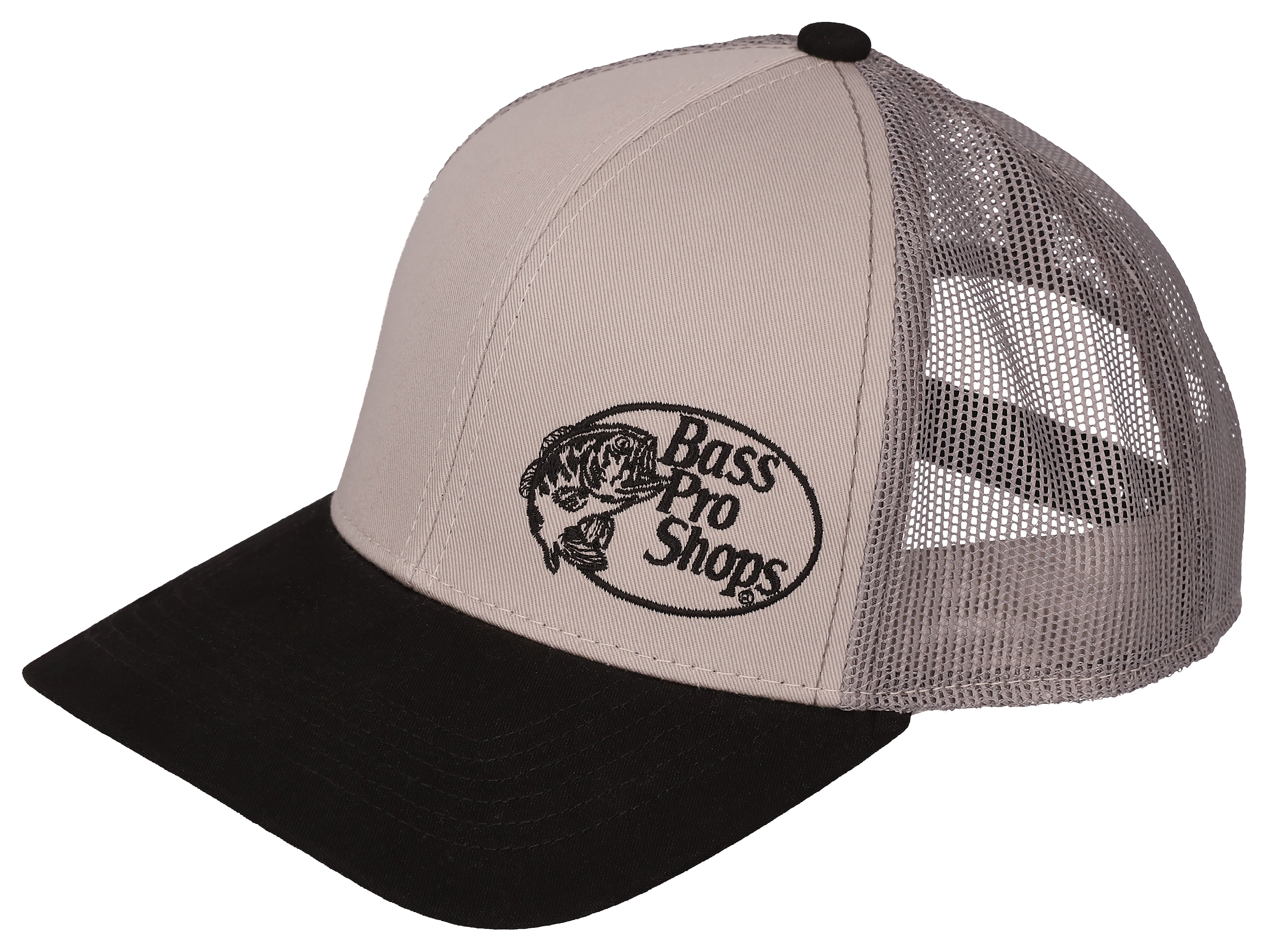 Bass Pro Shops Embroidered Logo Mesh Trucker Cap - Cabelas - BASS
