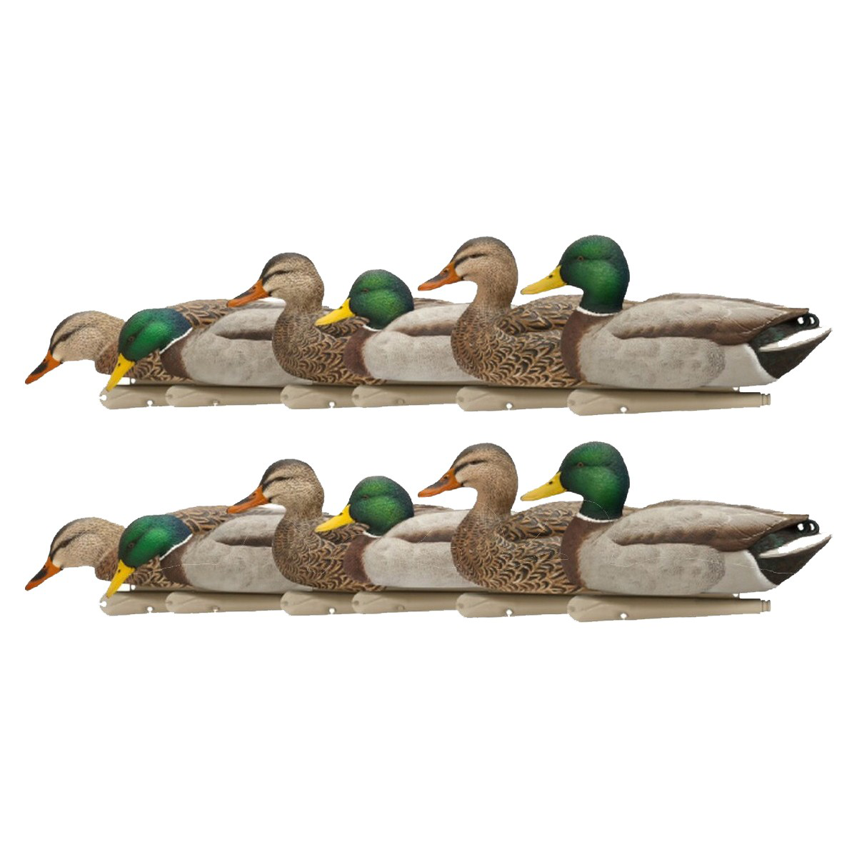 Image of Avian-X Top Flight Fusion 12 Pack Mallard. Zink Avian-X Fusion Series Topflight Mallards