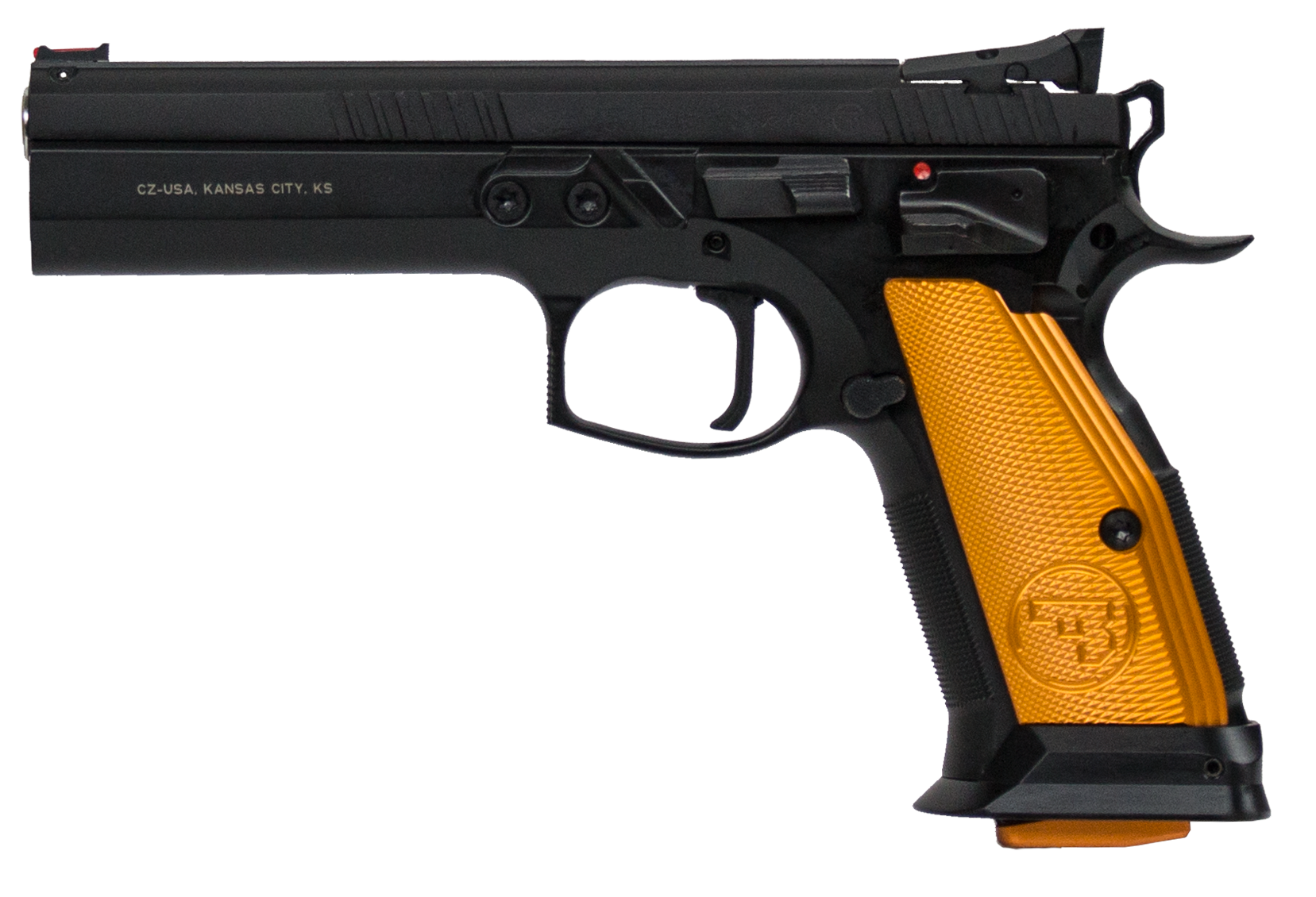 Image of CZ 75 Tactical Sport Orange Pistol - .40 Smith & Wesson
