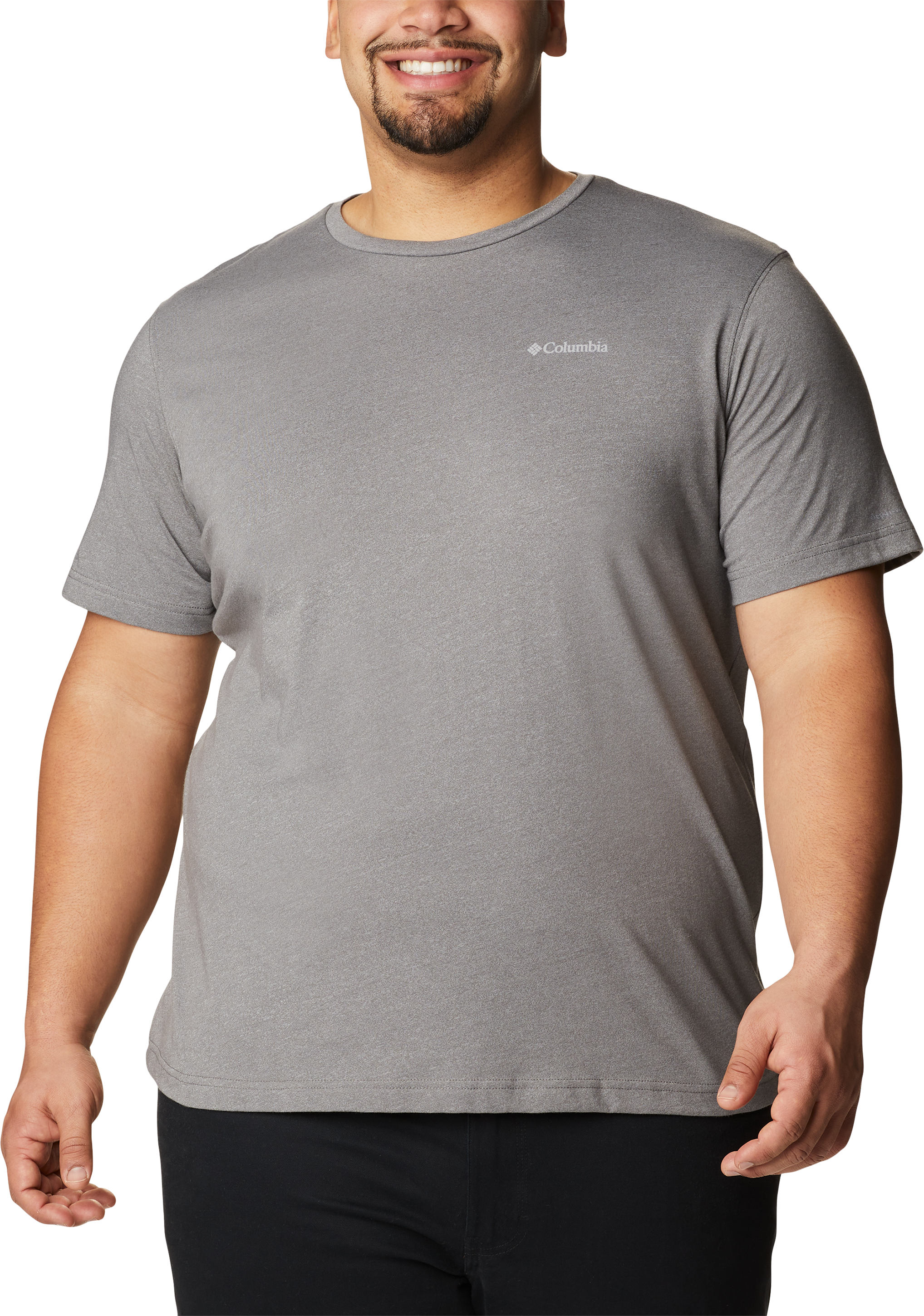 Image of Columbia Thistletown Hills Short-Sleeve Shirt for Men - City Grey Heather