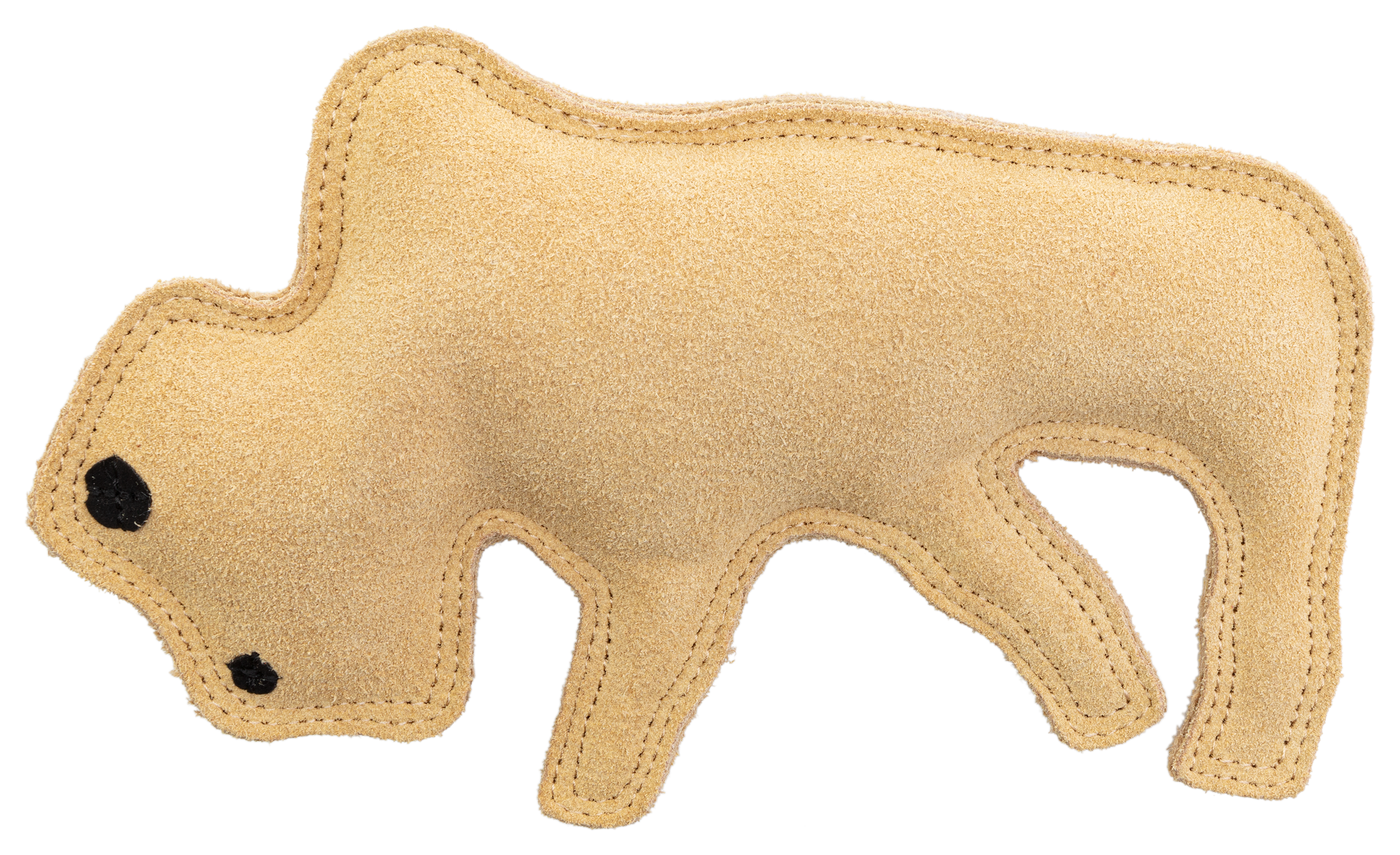Cabelas Leather Buffalo Dog Toy