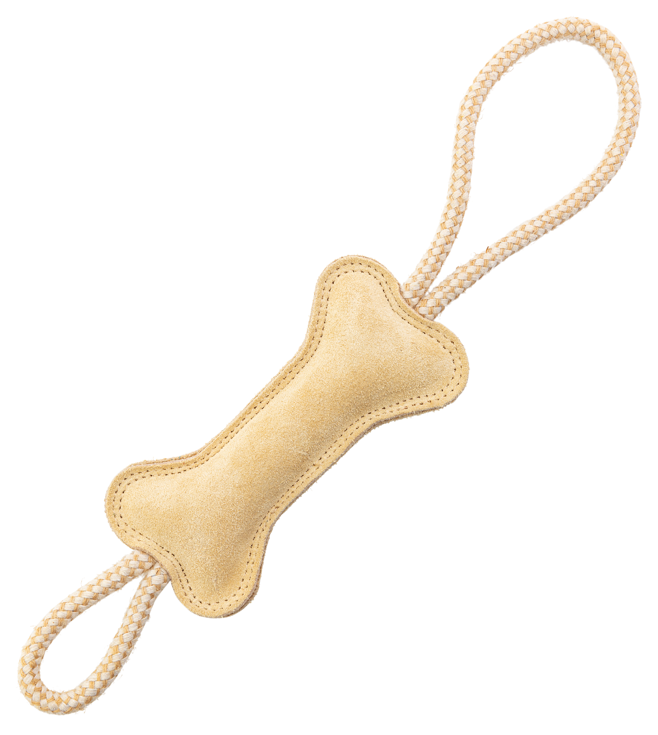 Cabelas Leather Bone Dog Toy