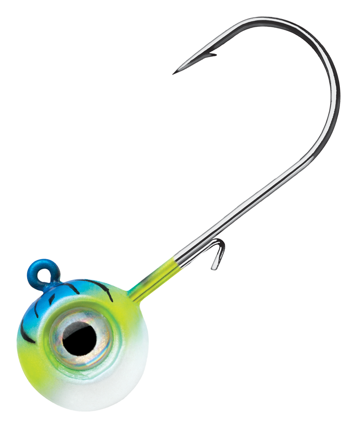 VMC Neon Moon Eye Jighead - 3/8 oz. - Blue Fire UV