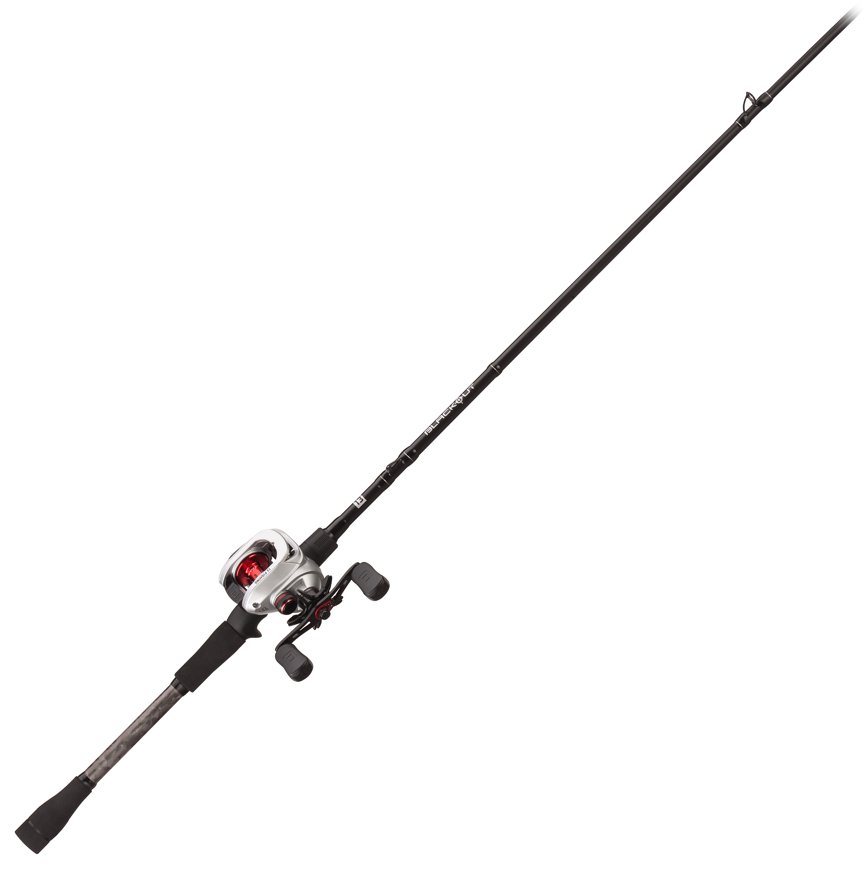 13 Fishing Origin F1/Blackout Baitcast Combo - 7'3" - Medium Heavy - 8.1:1 - Left