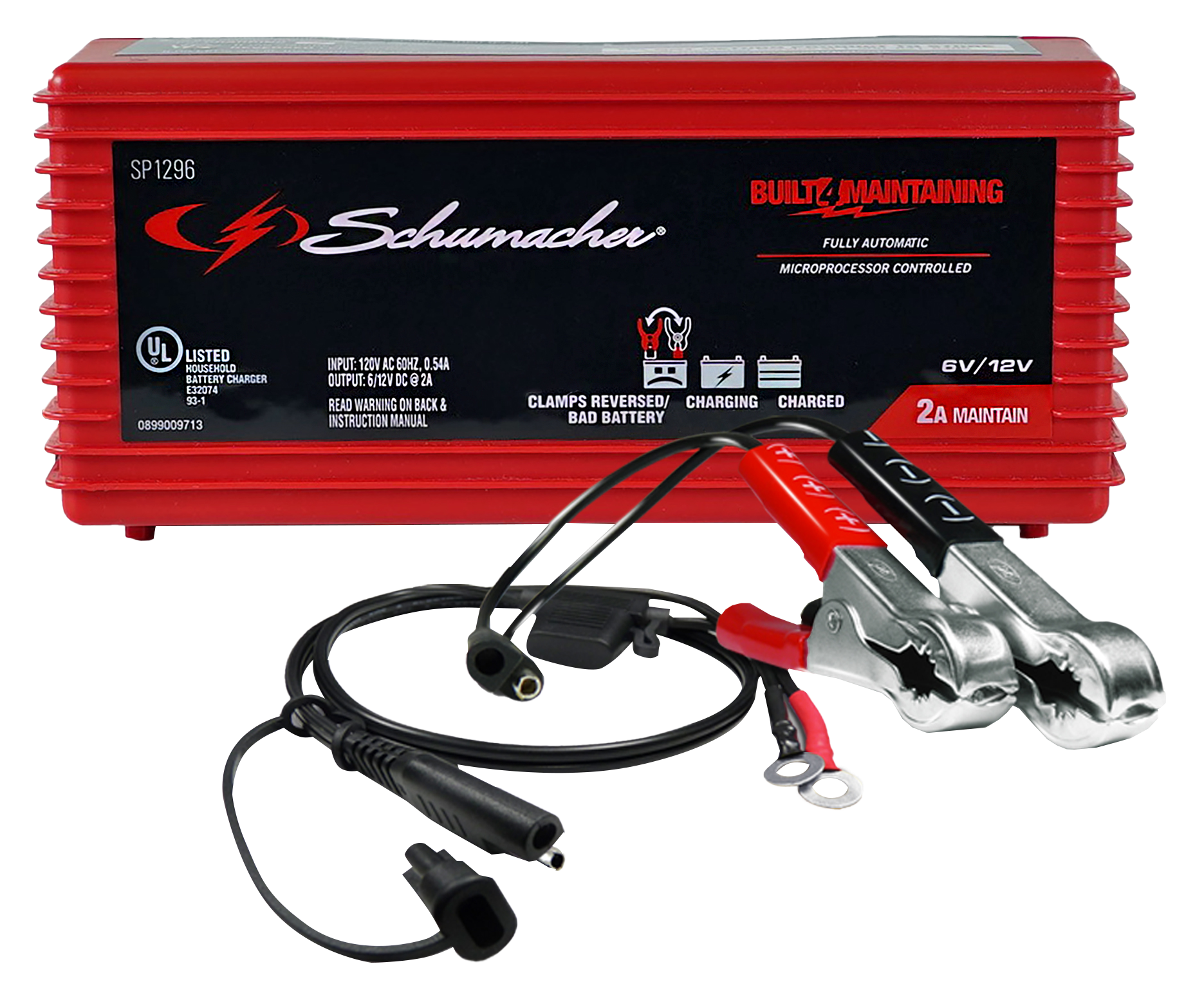 4A 12V Battery Charger/Maintainer - Schumacher Electric
