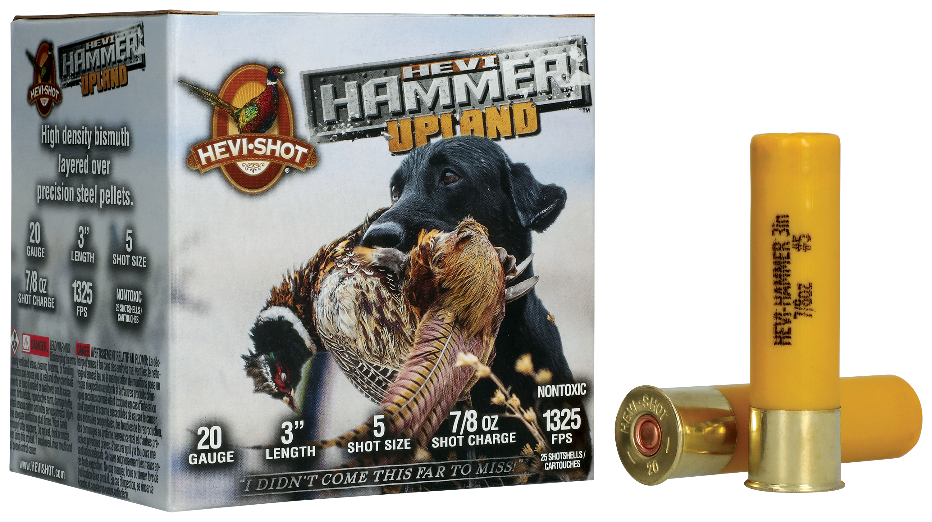 Hevi-Shot HEVI-Hammer Upland Shotgun Shells - 20 Gauge - #5 - 3'' - 250 Rounds