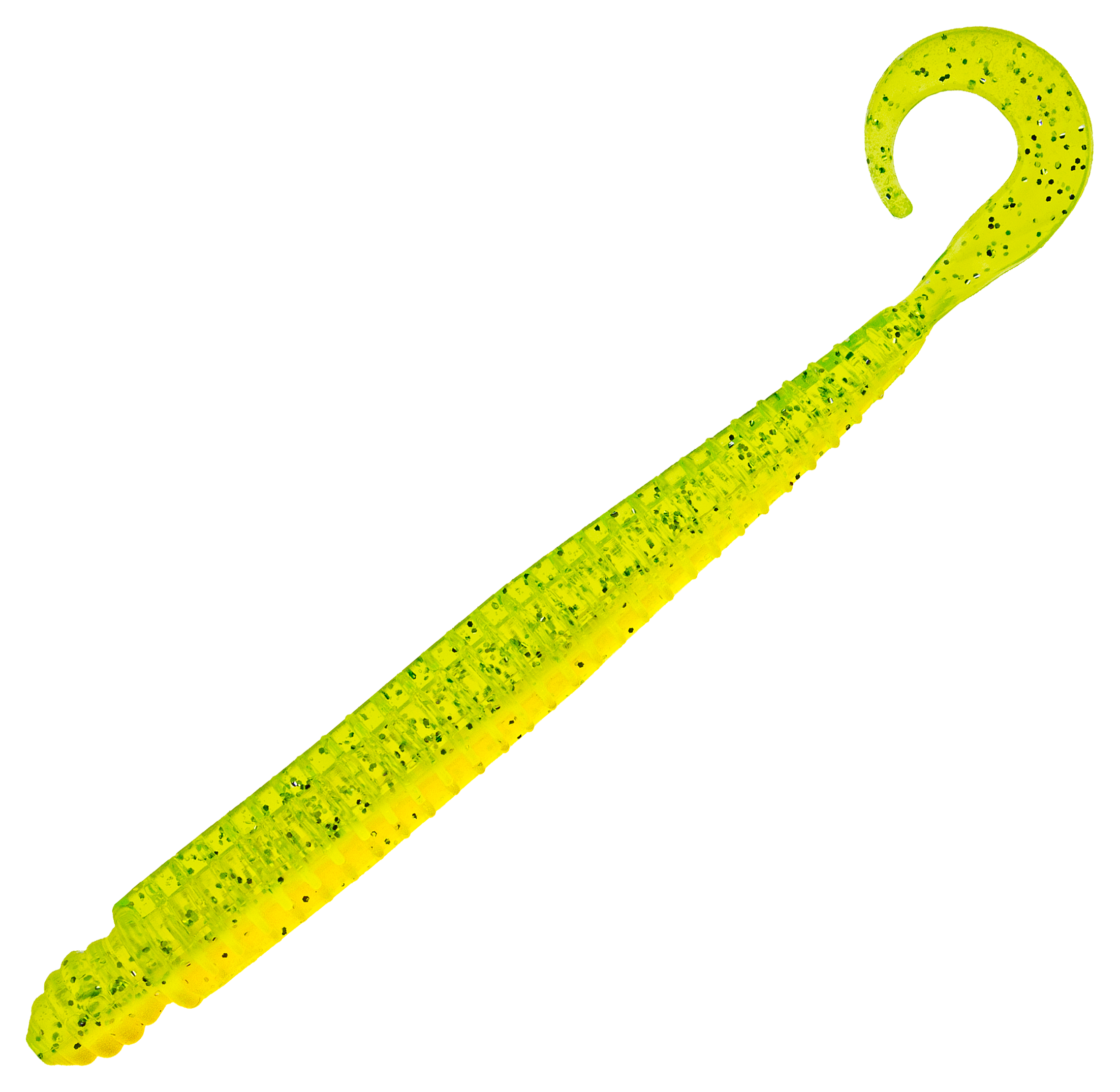 Mister Twister 4RW10-101S 4 Ringworm 10/pk Neon Chartreuse