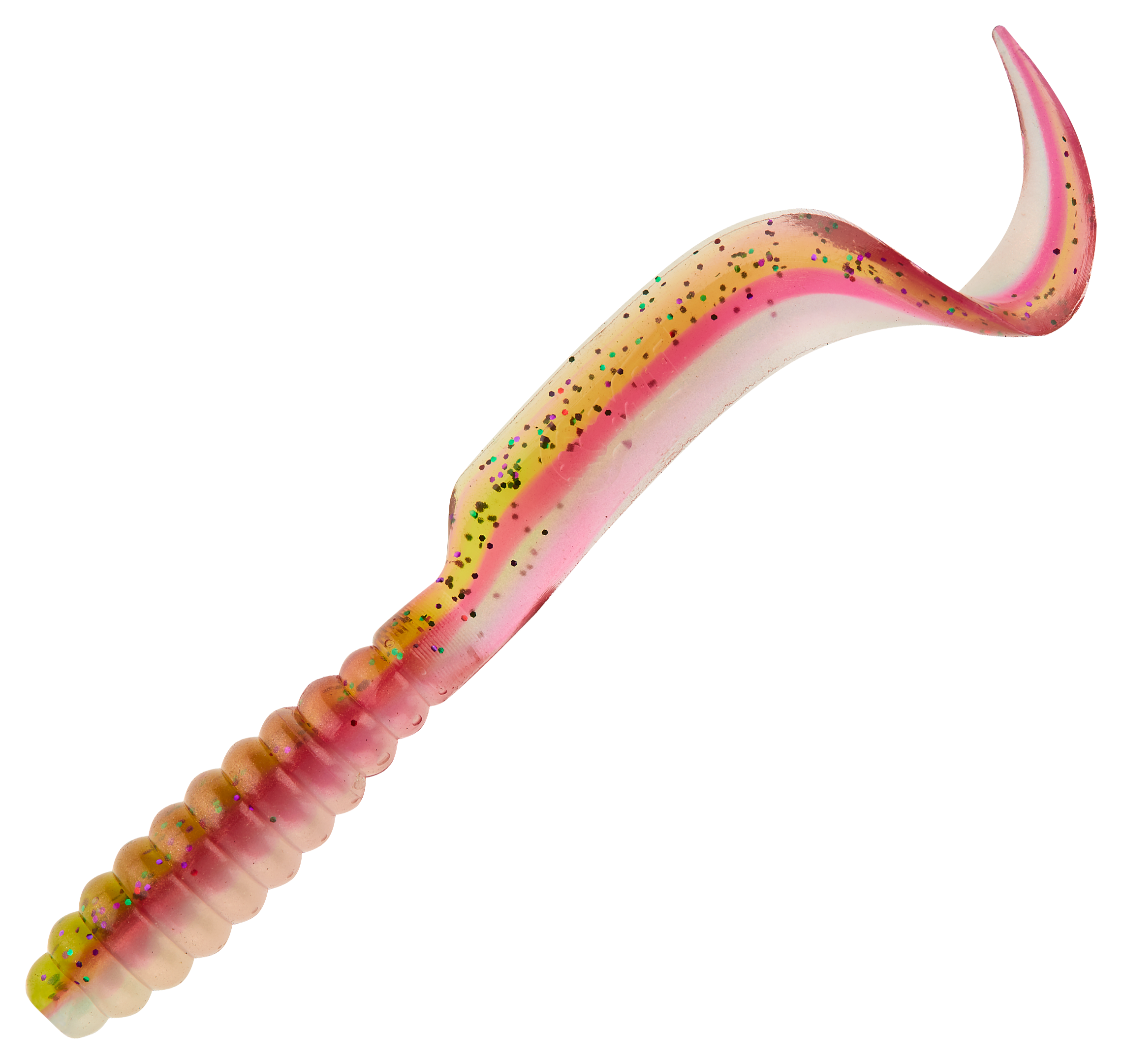 Mister Twister Tri-Com Twister Tail Grub - Watermelon Candy Shad